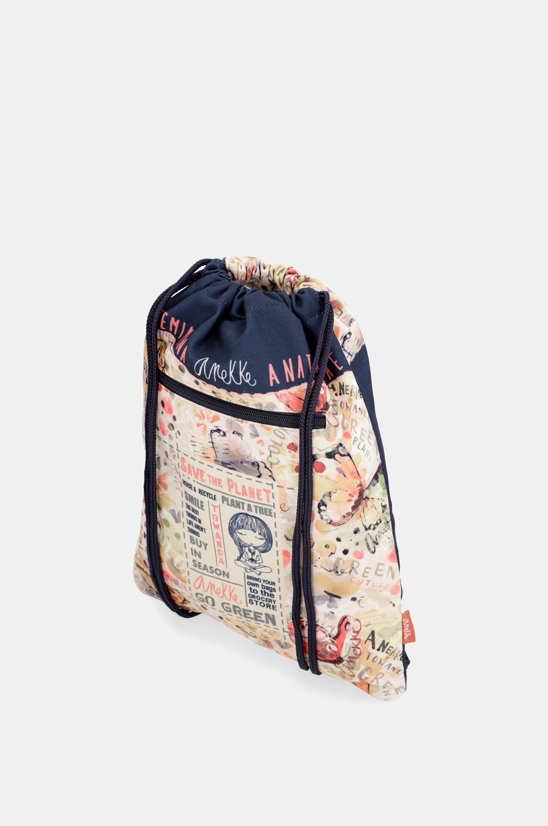 Mochila saco de tela Pachamama