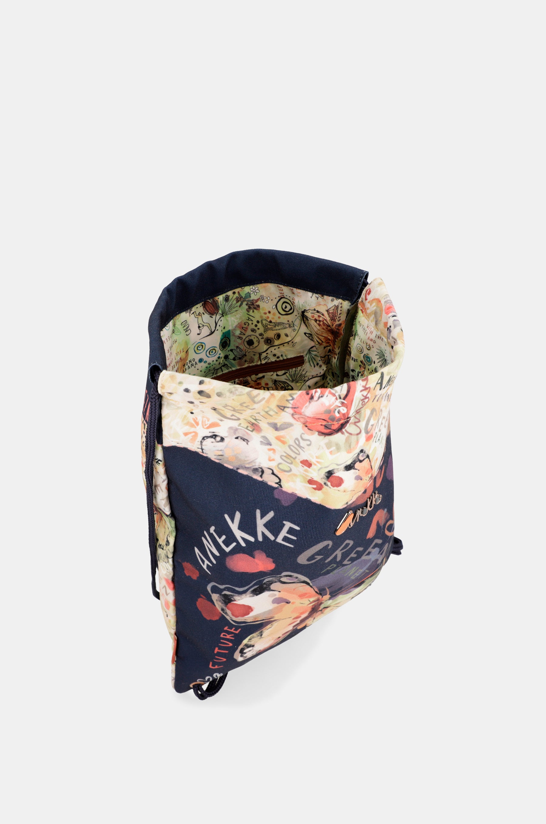 Mochila saco de tela Pachamama