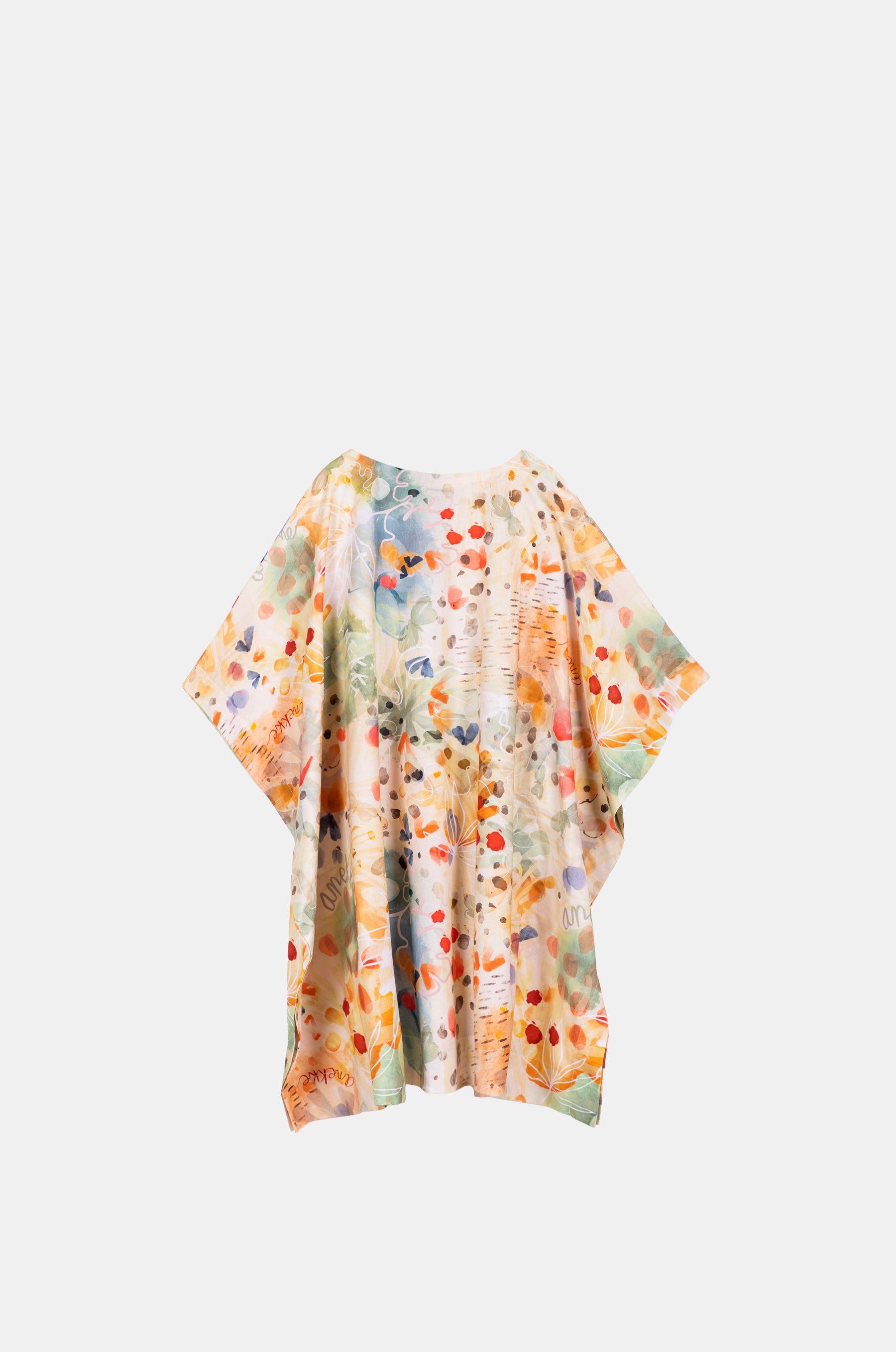 Caftán estampado naturaleza