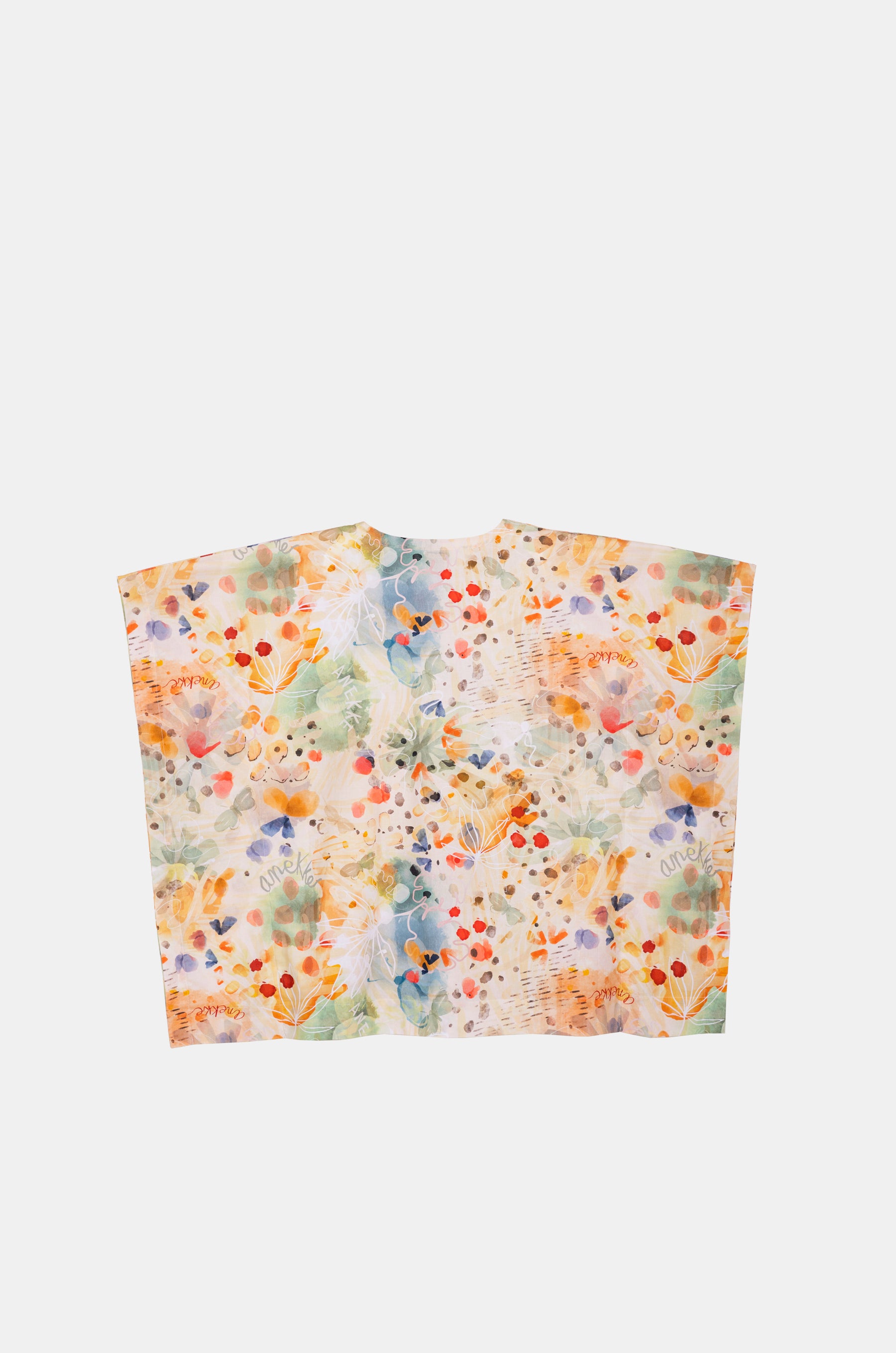 Caftán estampado naturaleza