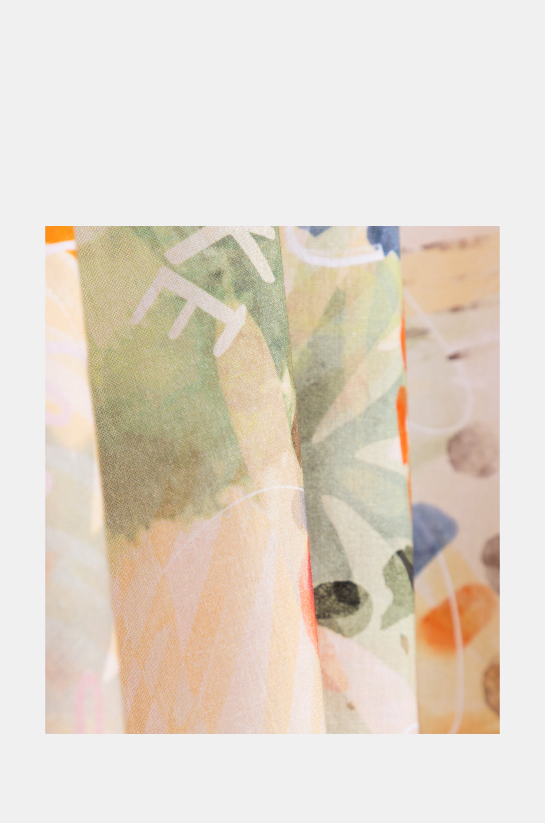 Caftán estampado naturaleza