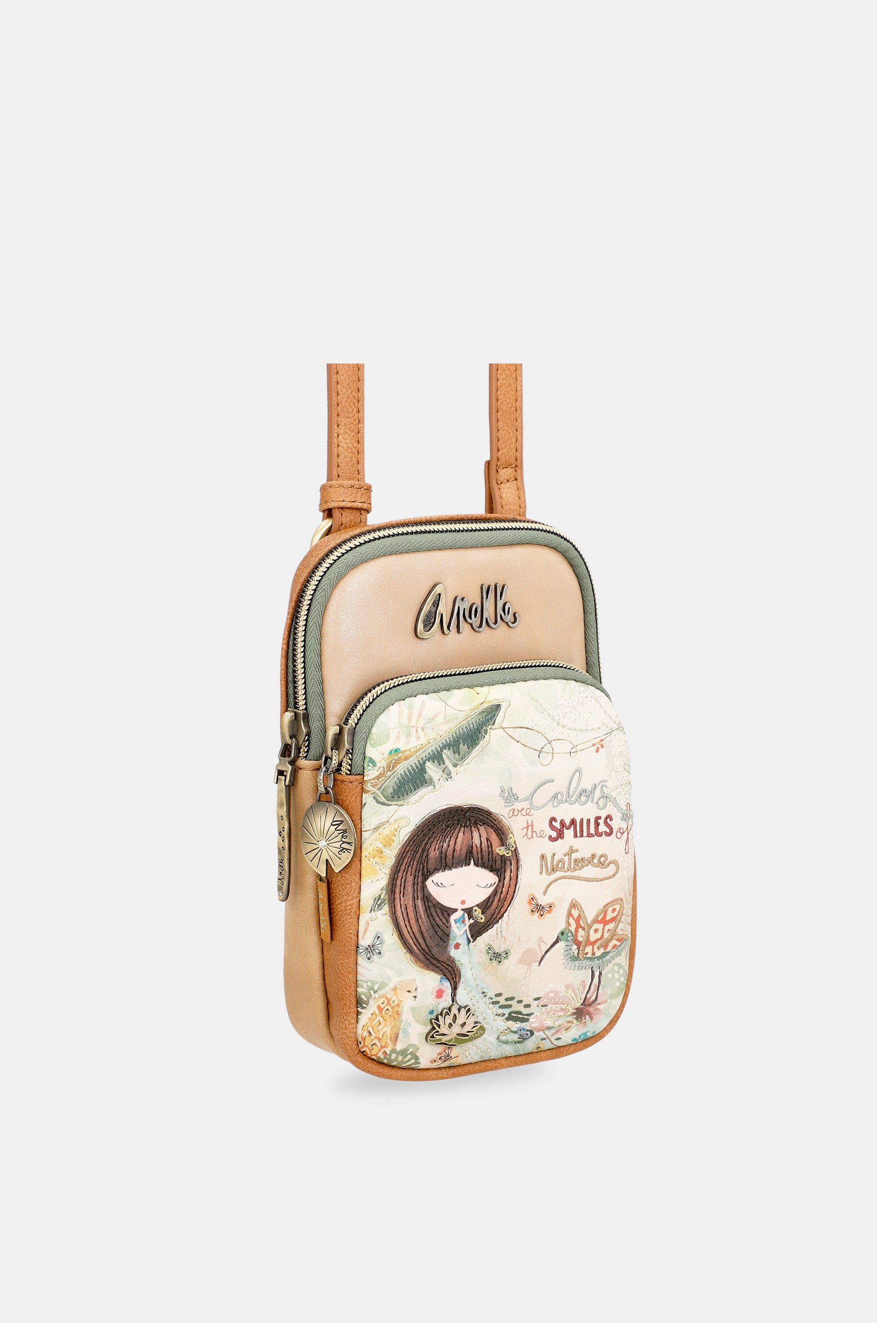 Mini bandolera con bolsillo Amazonia