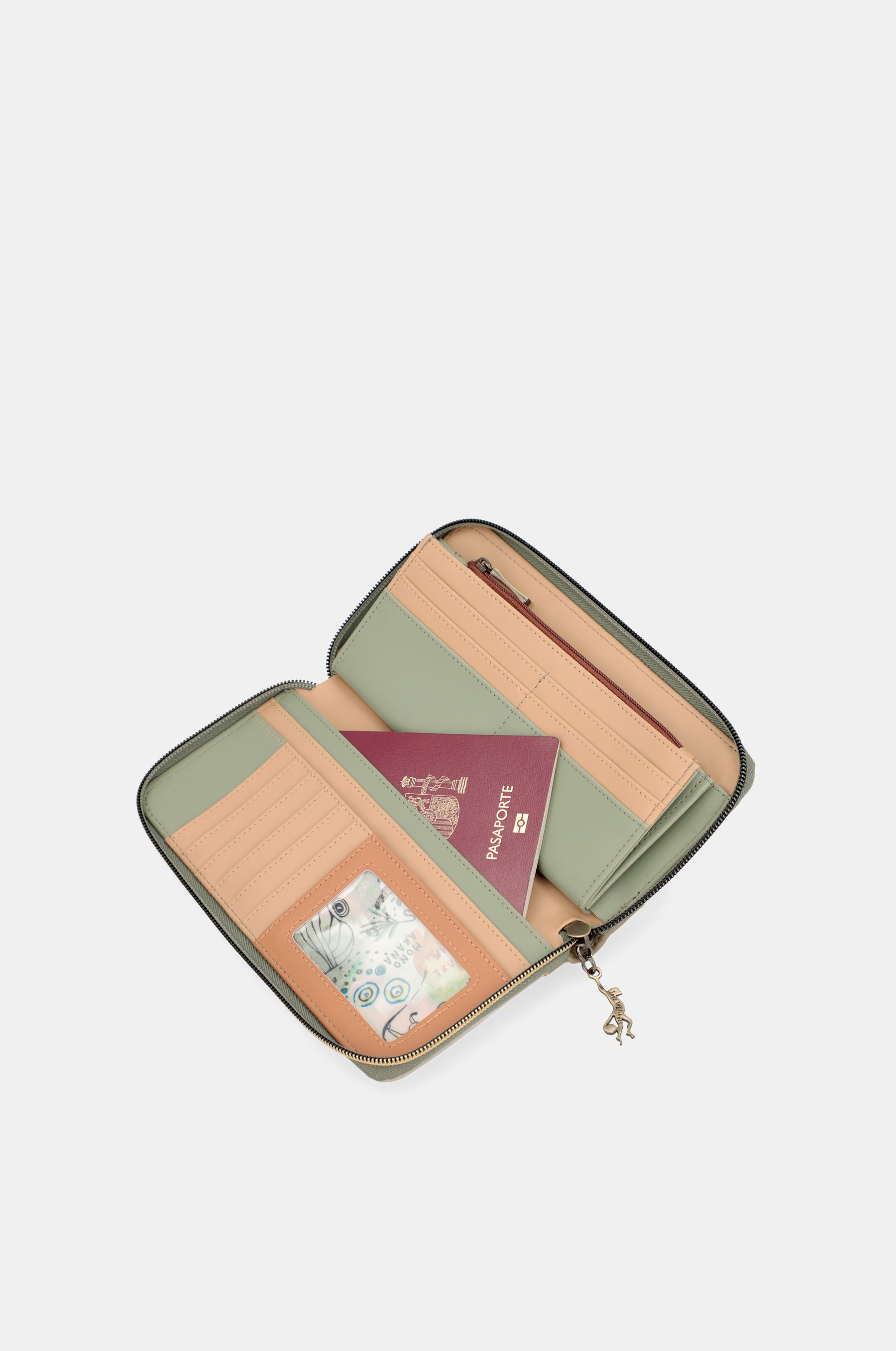 Billetero extra grande RFID Amazonia