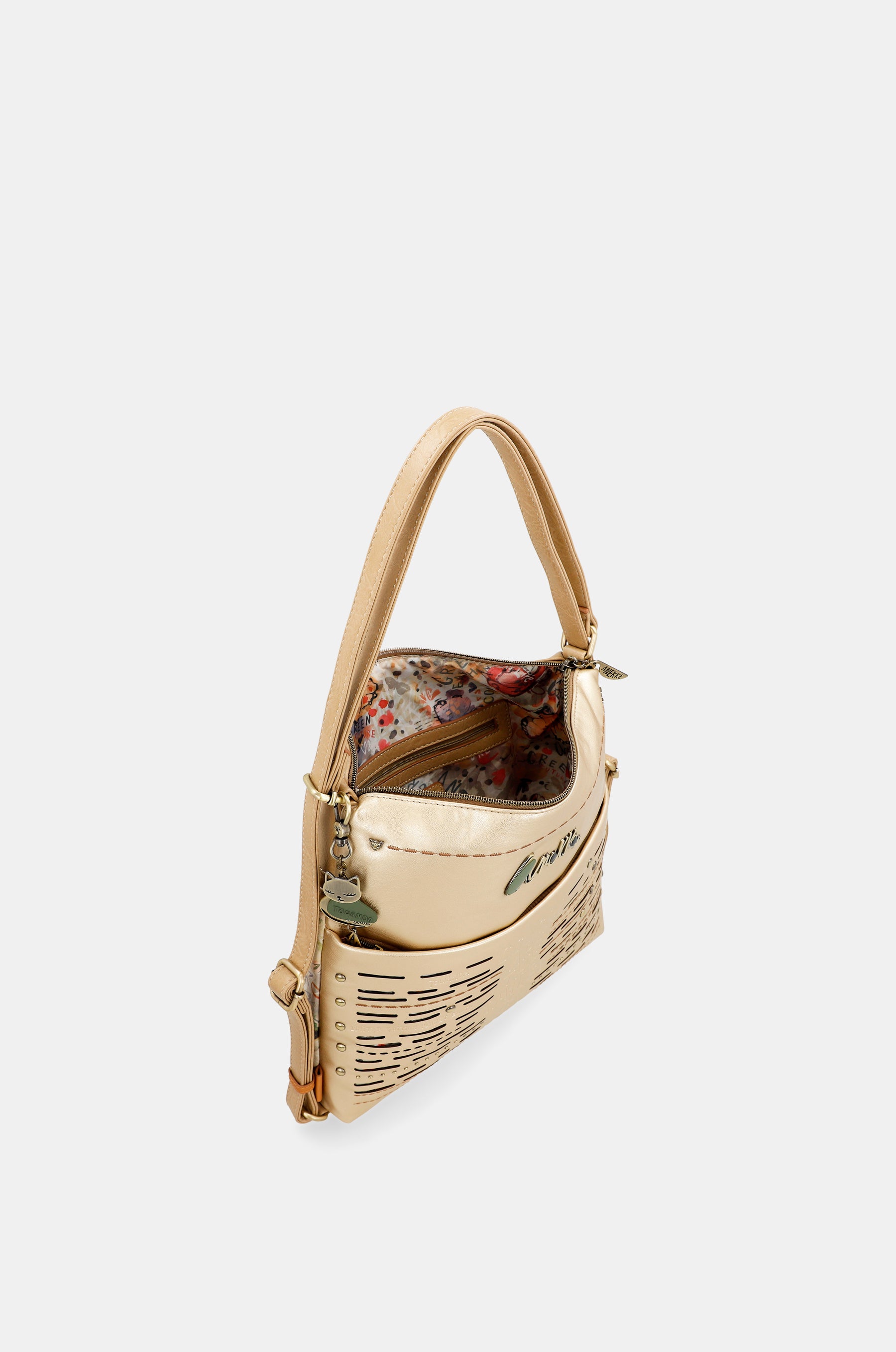 Bolso dorado convertible en mochila Nature Pachamama