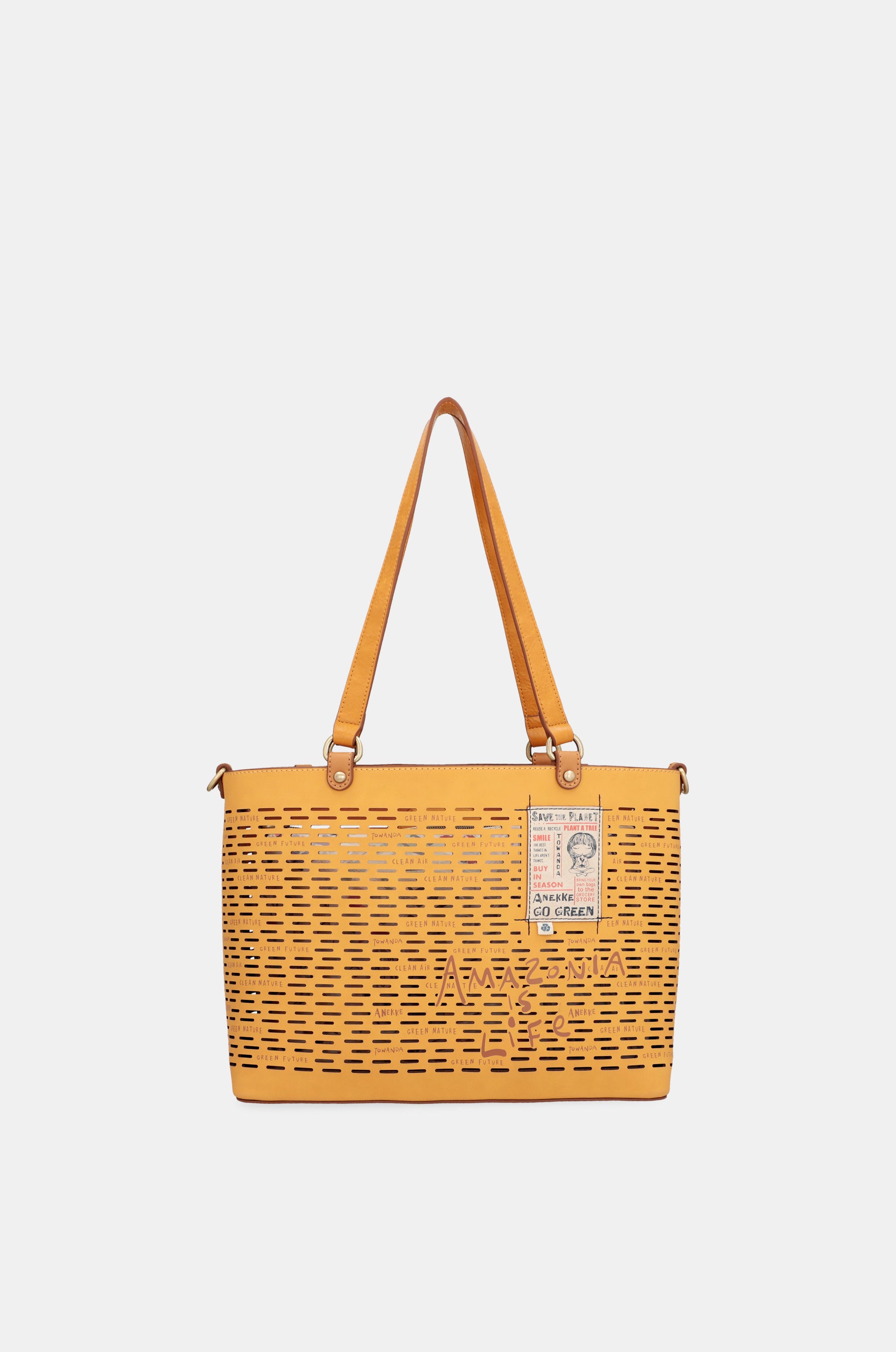 Bolso tote grande ocre Nature Pachamama