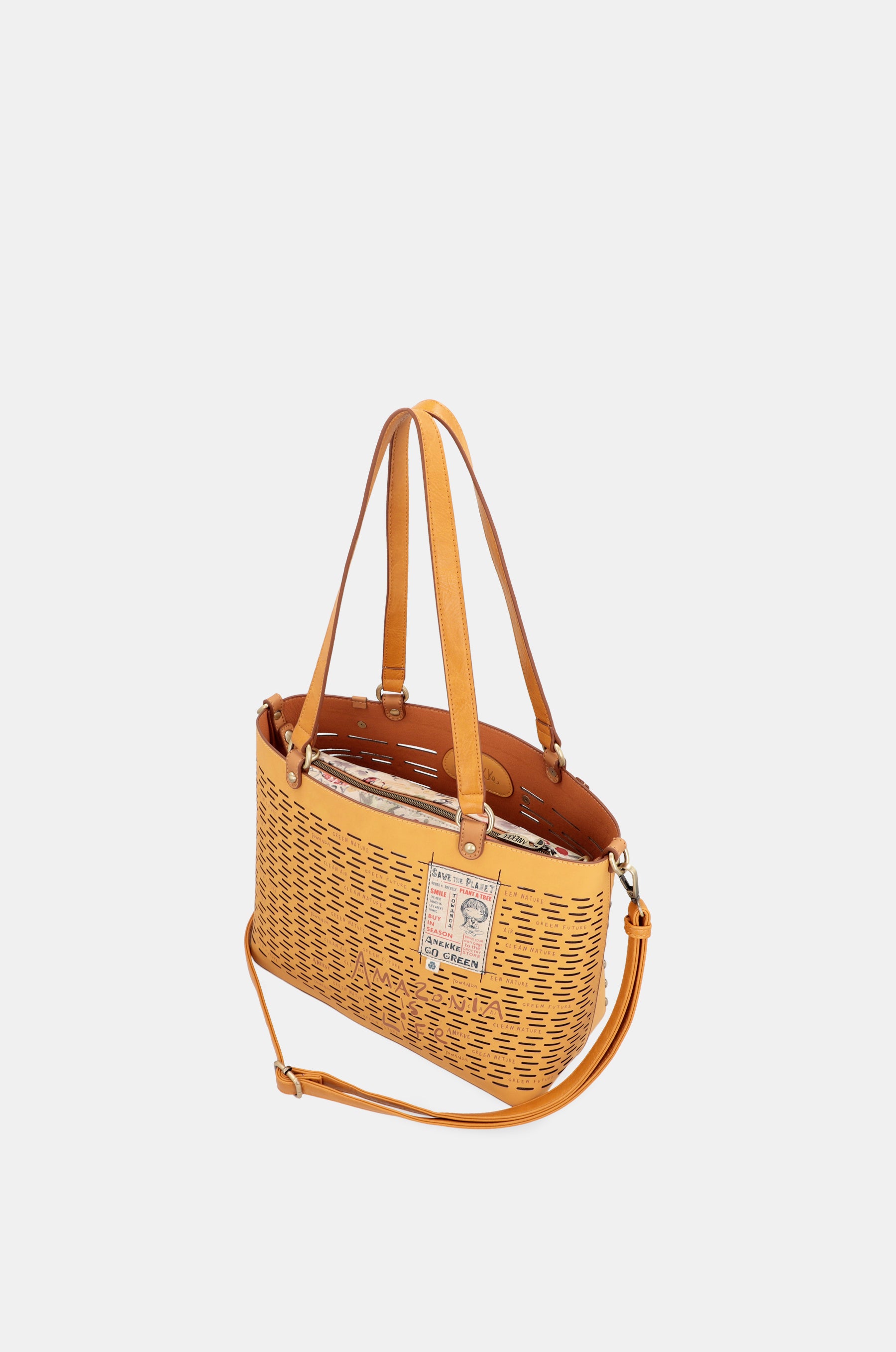 Bolso tote grande ocre Nature Pachamama