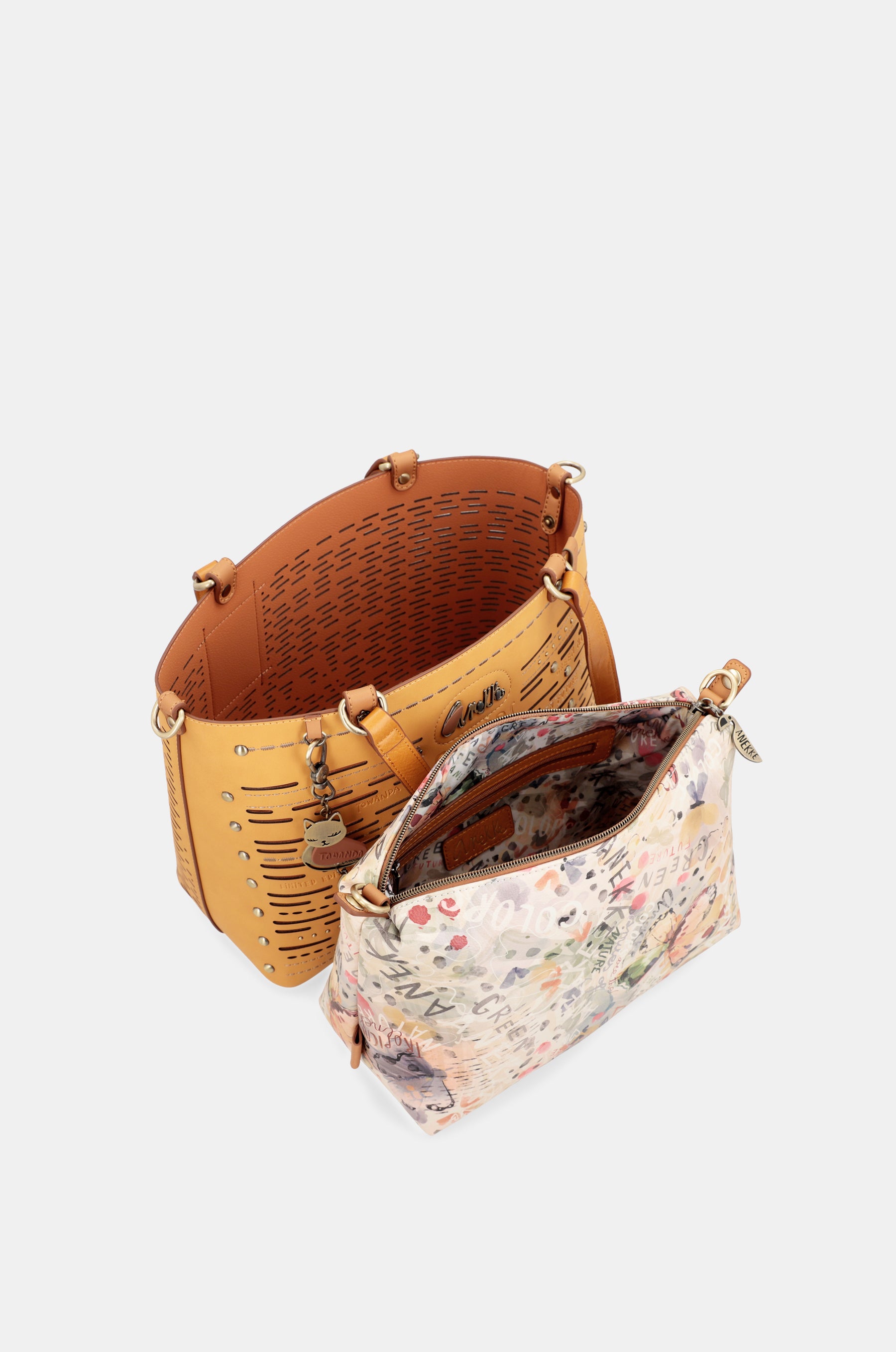 Bolso tote grande ocre Nature Pachamama