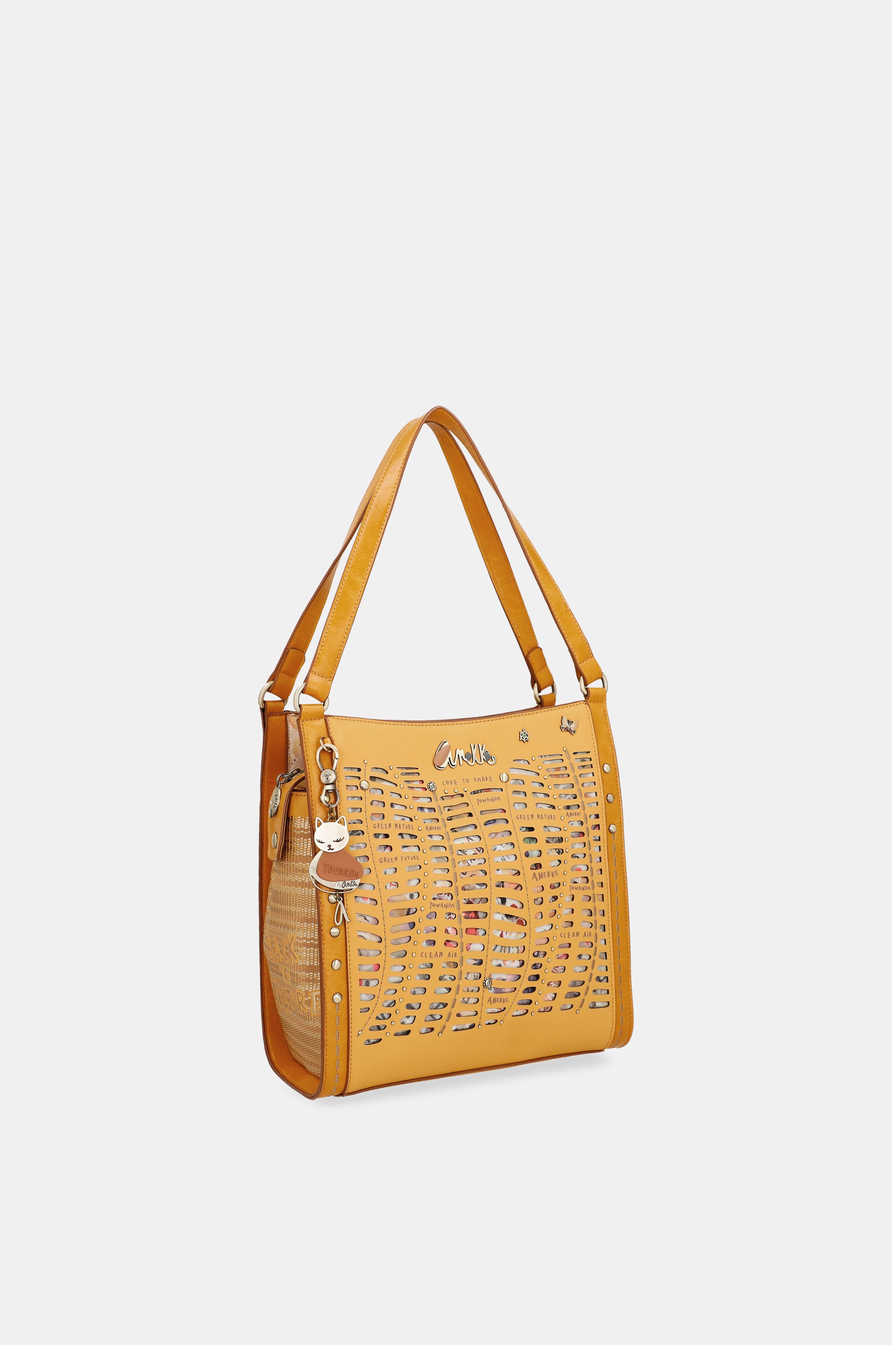Bolso de hombro ocre Nature Pachamama