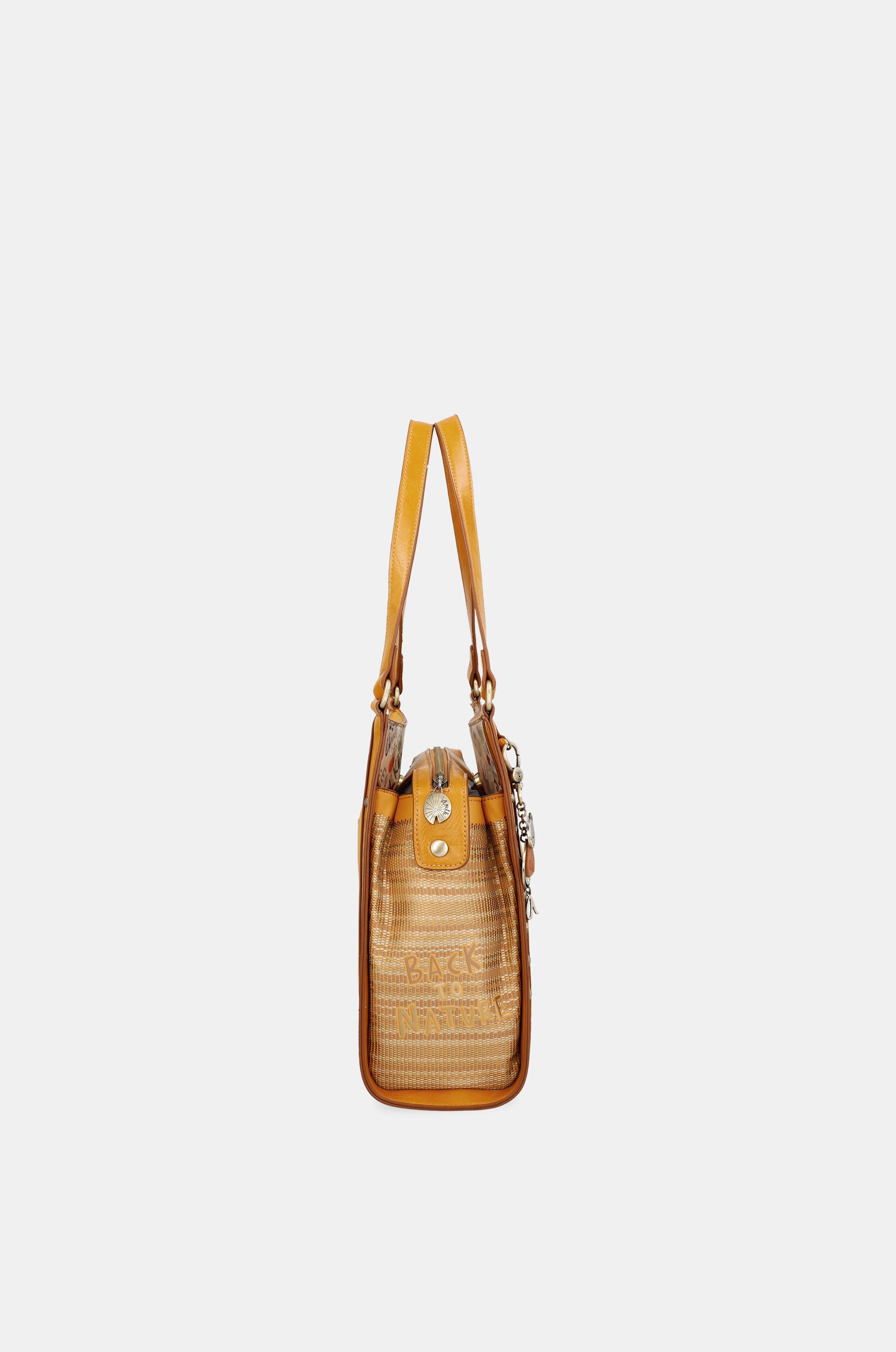 Bolso de hombro ocre Nature Pachamama