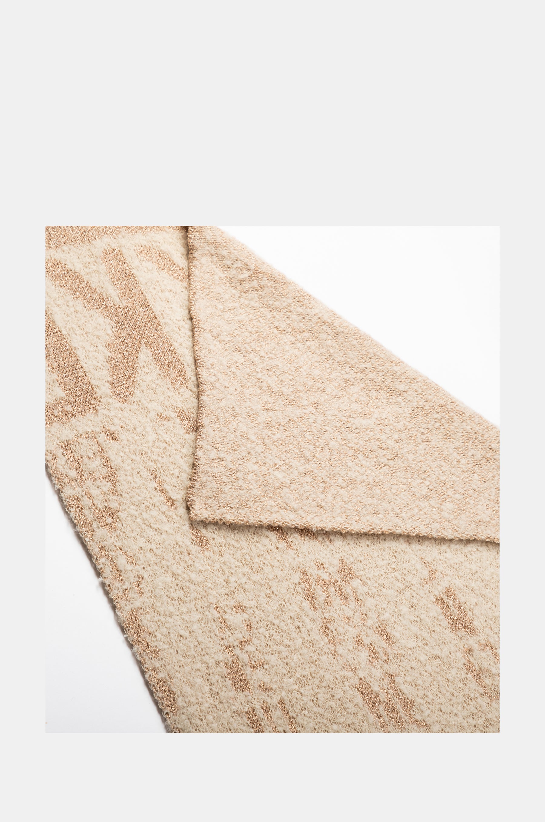 Bufanda logomanía beige