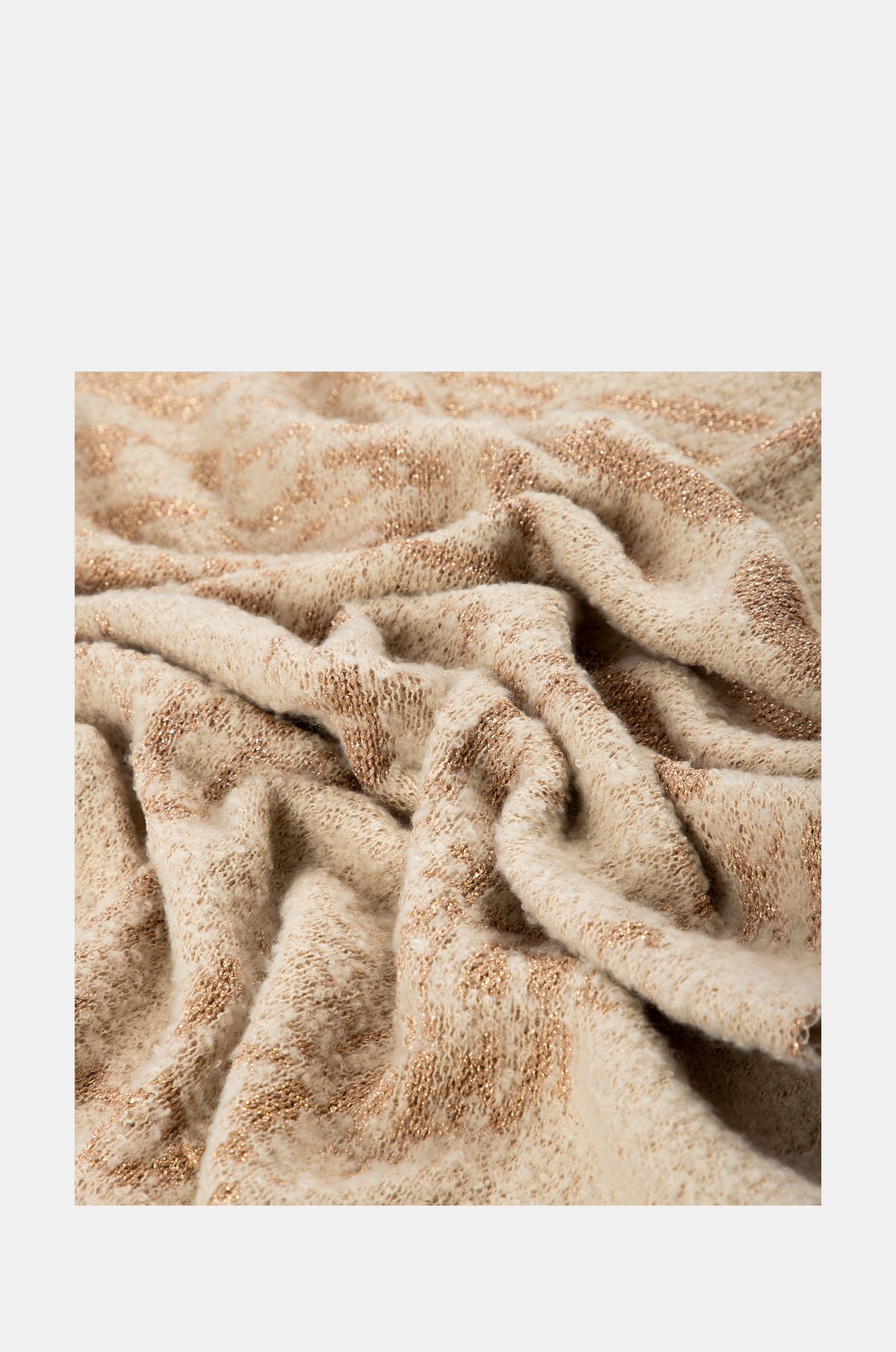 Bufanda logomanía beige