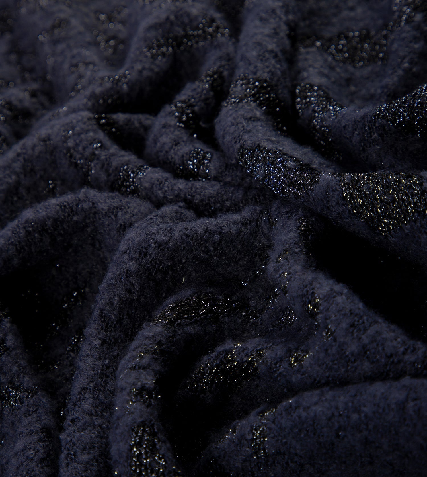 Bufanda logomanía azul marino