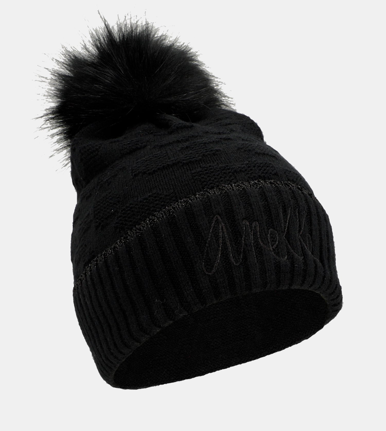 Gorro de punto negro Shodō