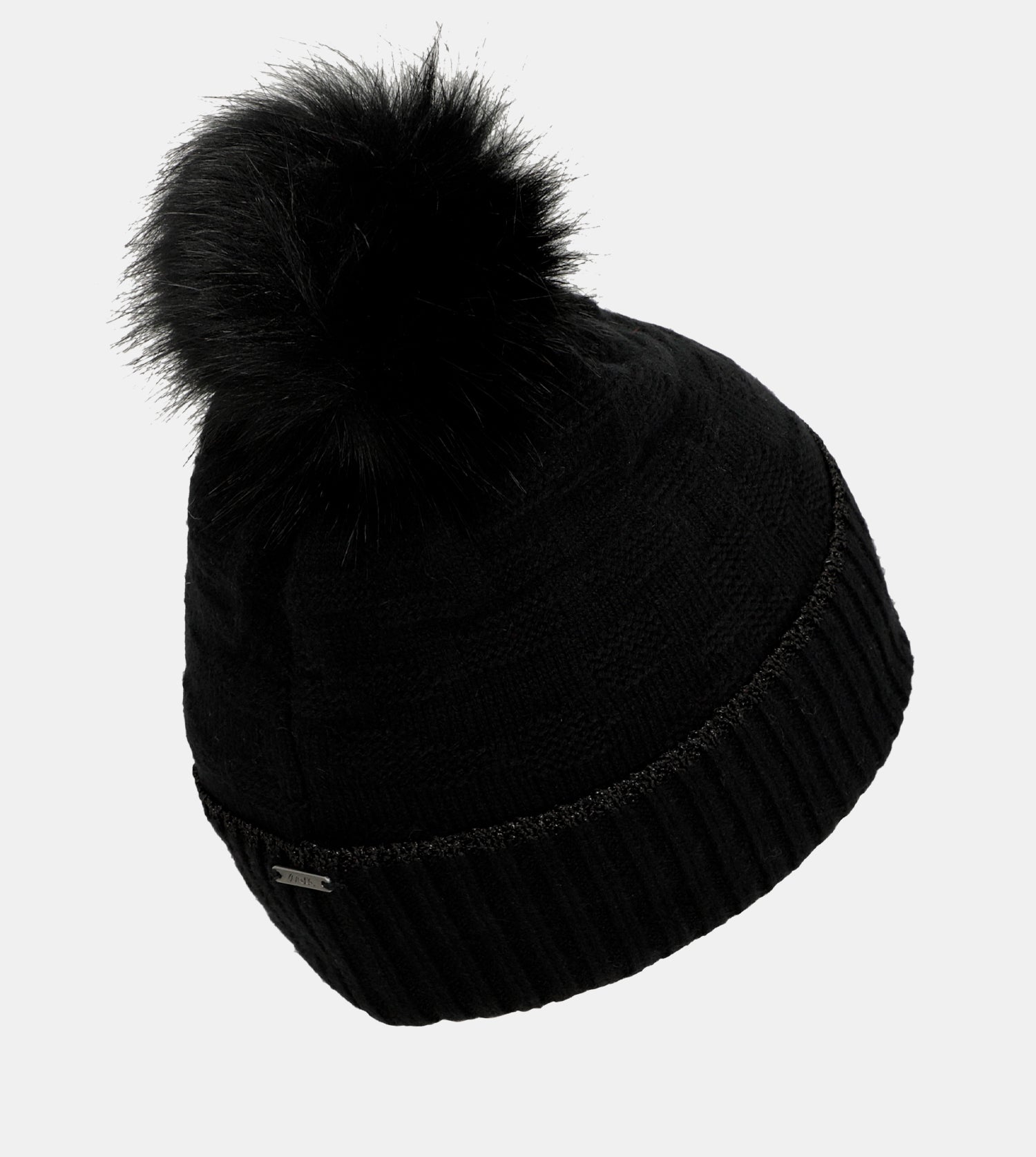 Gorro de punto negro Shodō