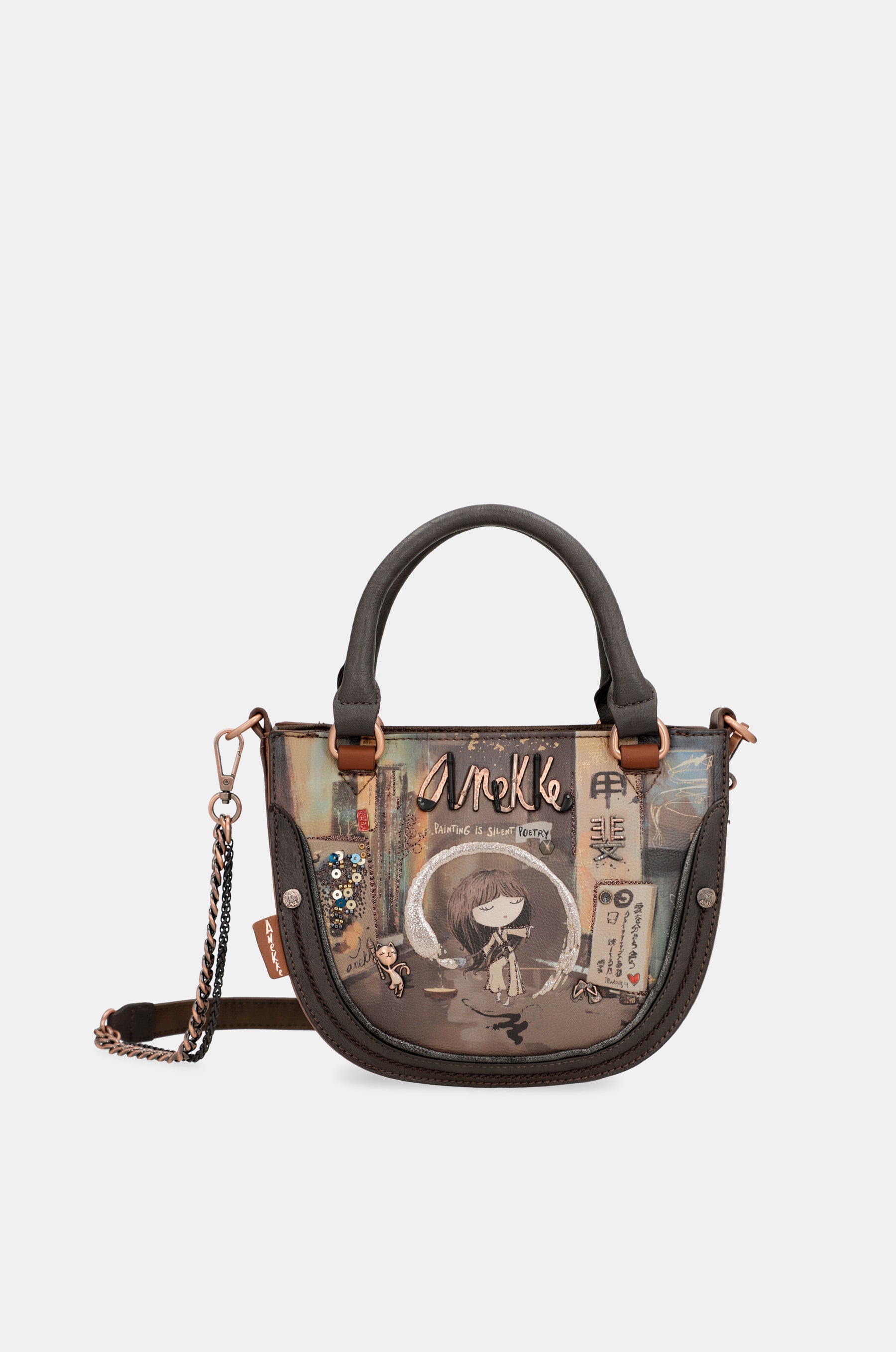 Bolso de asas pequeño Shōen