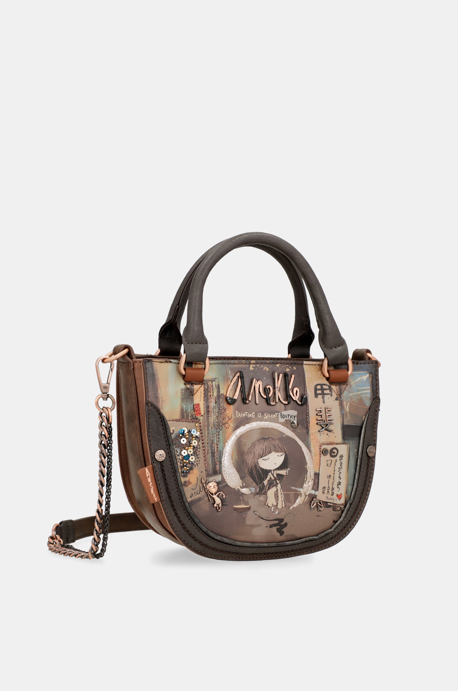 Bolso de asas pequeño Shōen