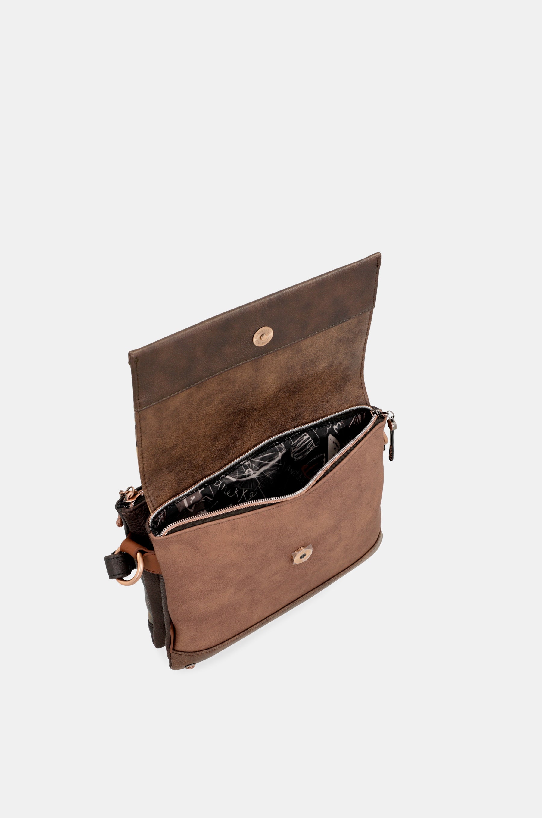 Bolso de solapa 3 compartimentos Shōen