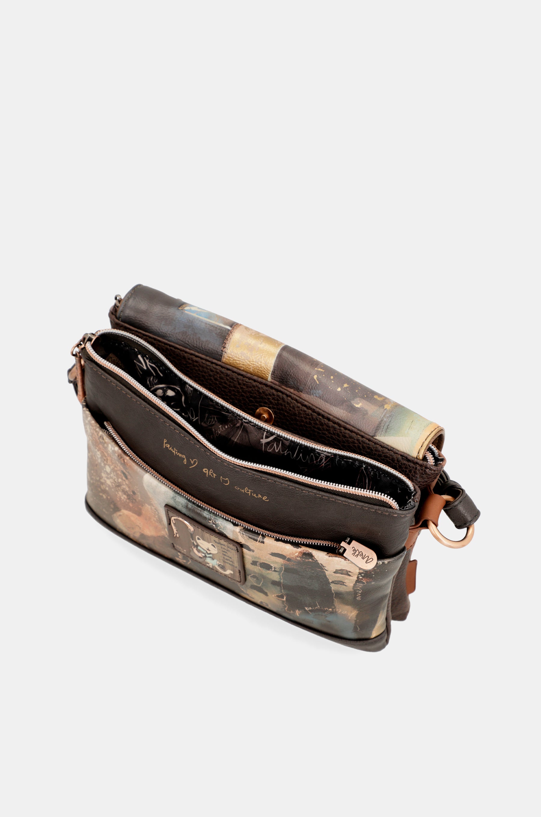 Bolso de solapa 3 compartimentos Shōen