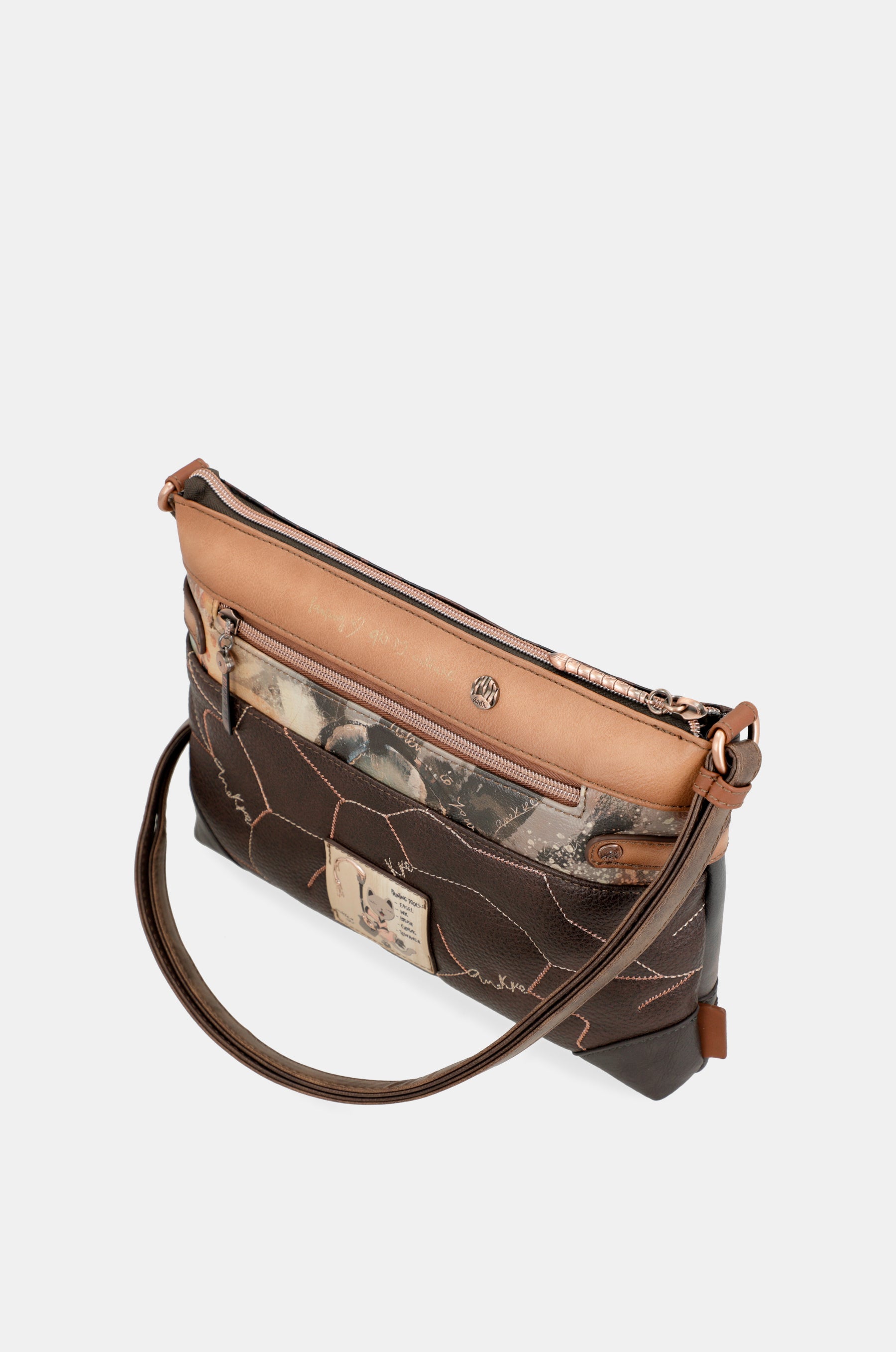 Bandolera marrón Shōen