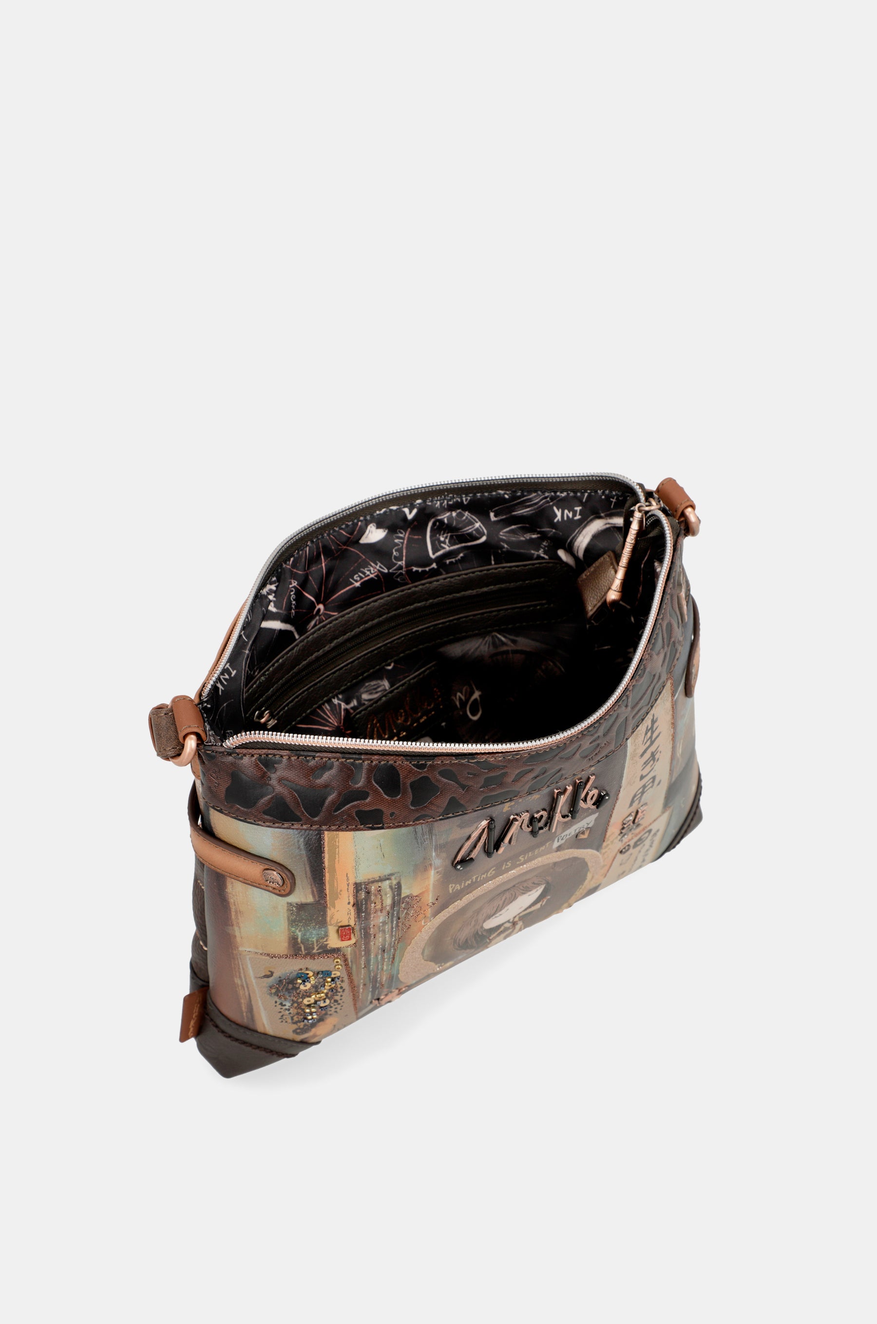 Bandolera marrón Shōen