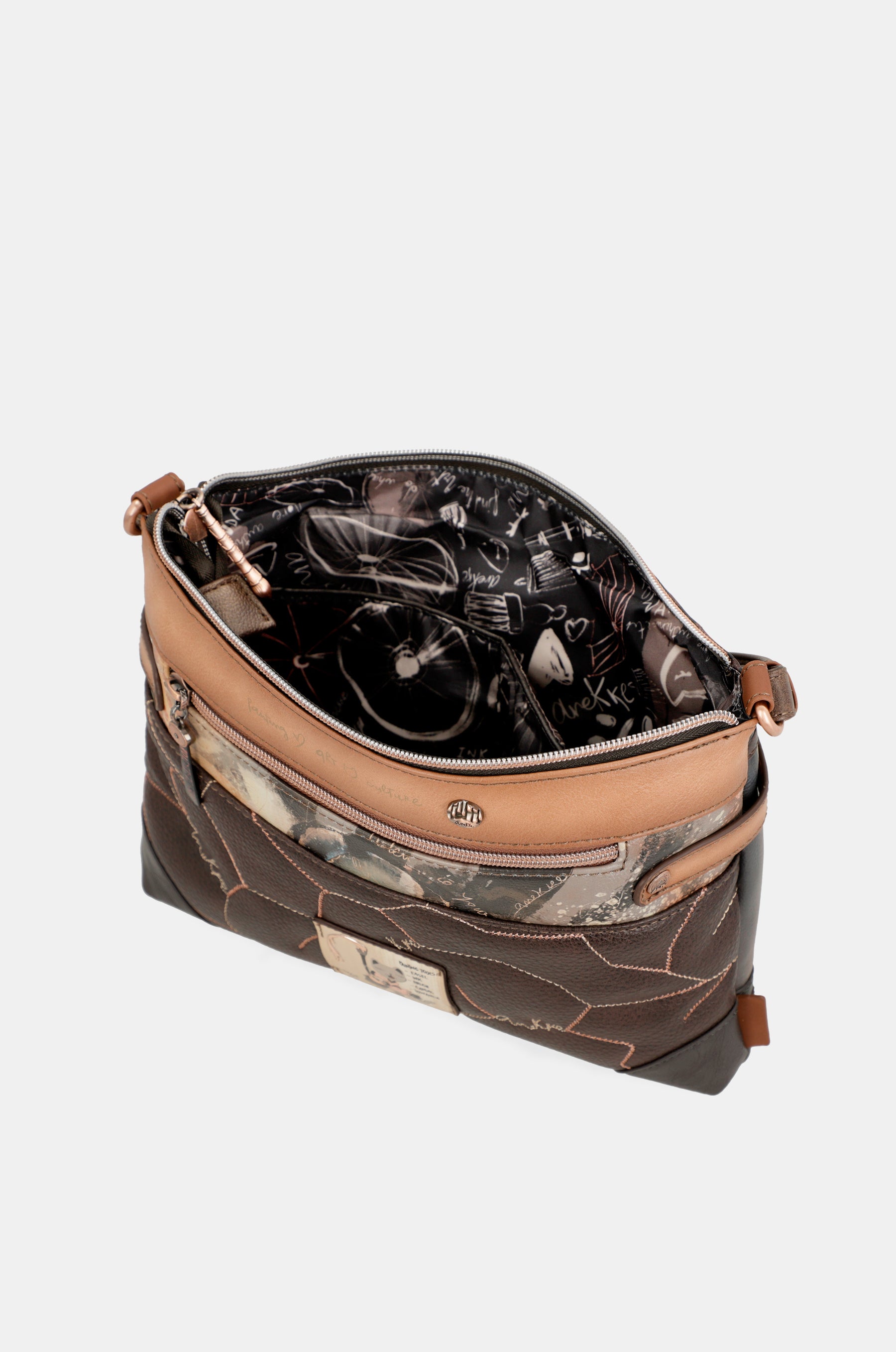 Bandolera marrón Shōen