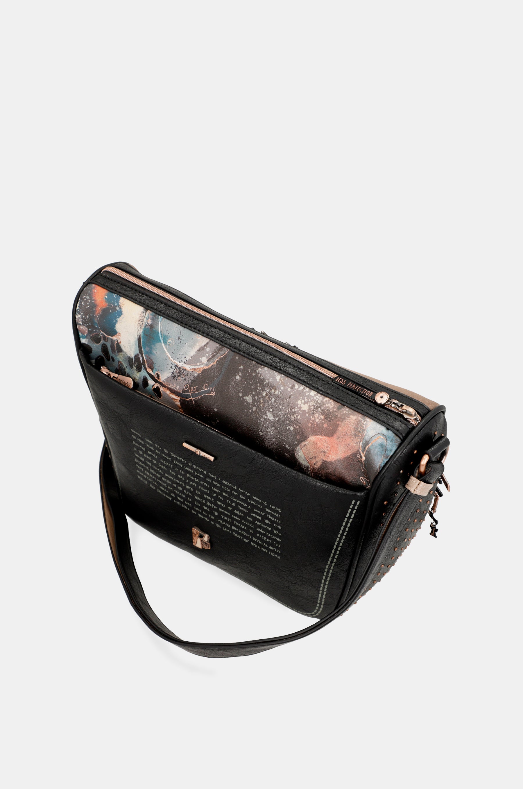 Bandolera grande con bolsillos Shōen