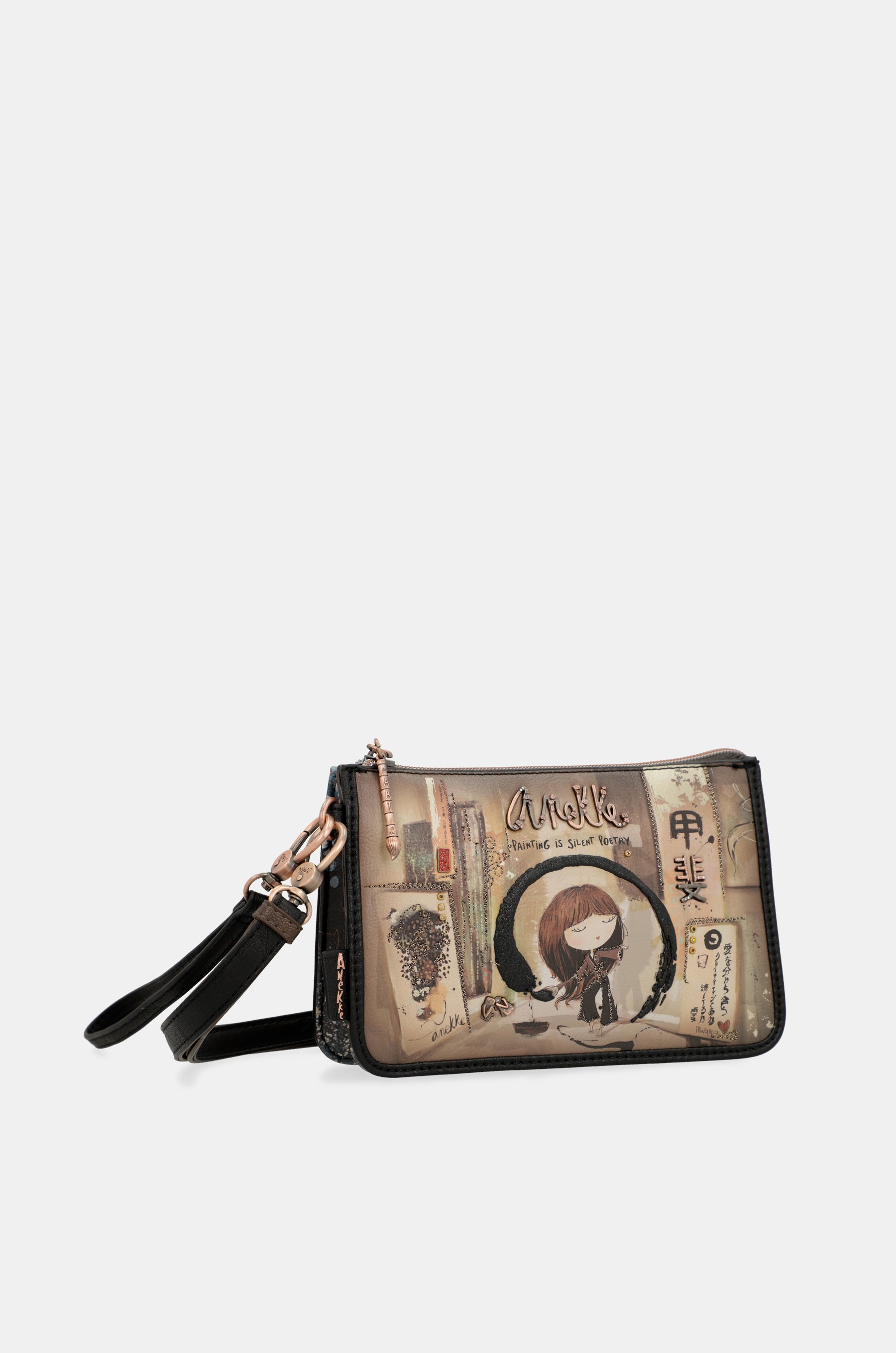 Bandolera y bolso de mano Shōen