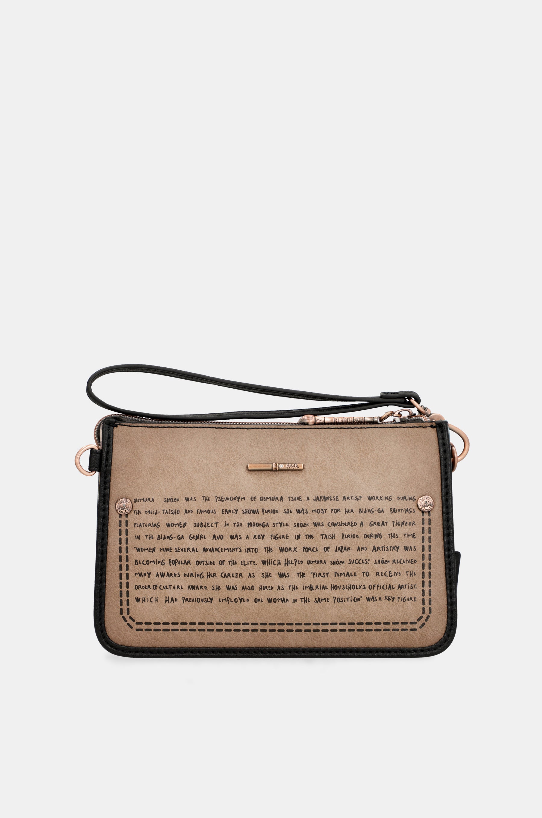 Bandolera y bolso de mano Shōen