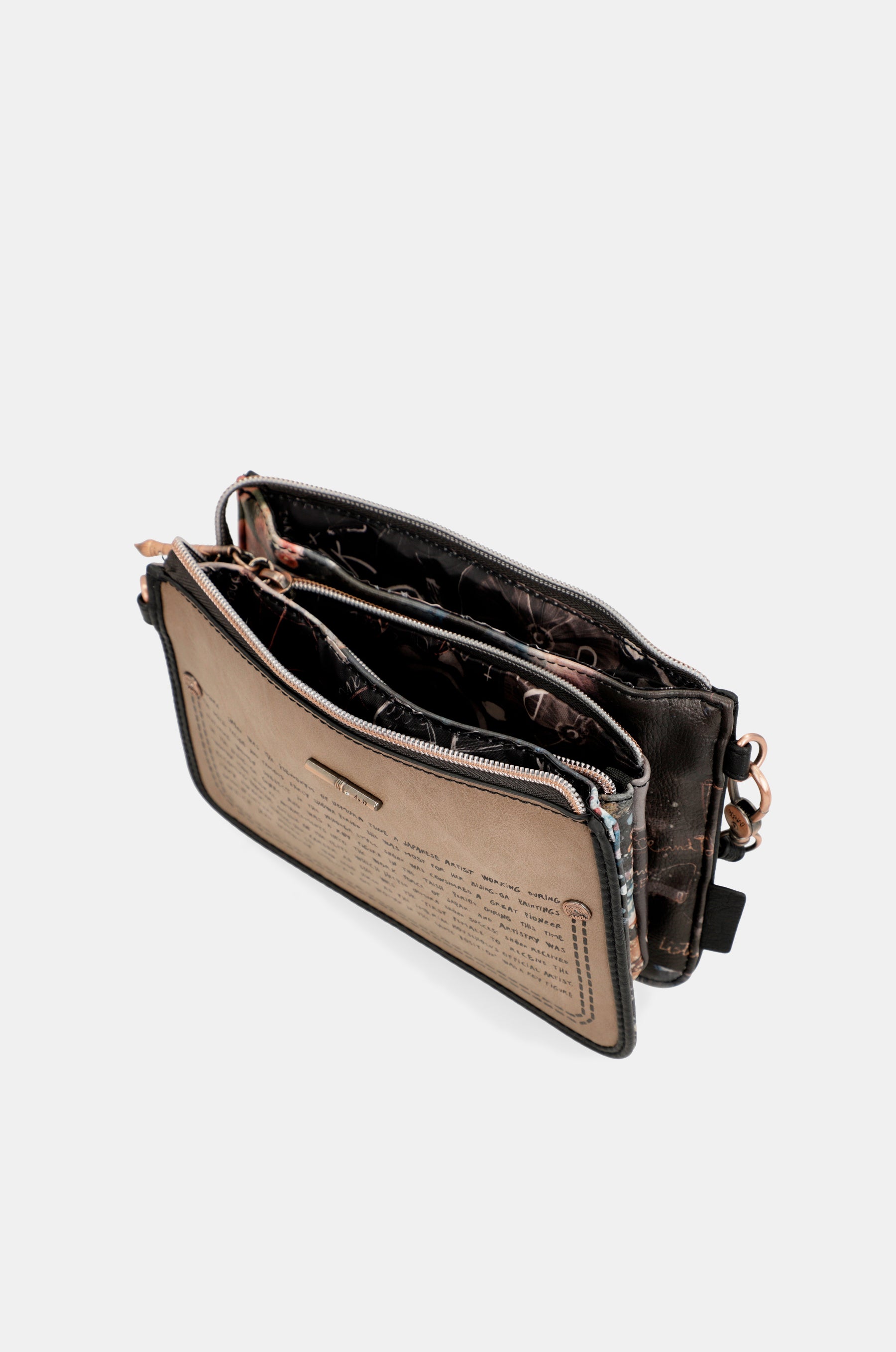 Bandolera y bolso de mano Shōen