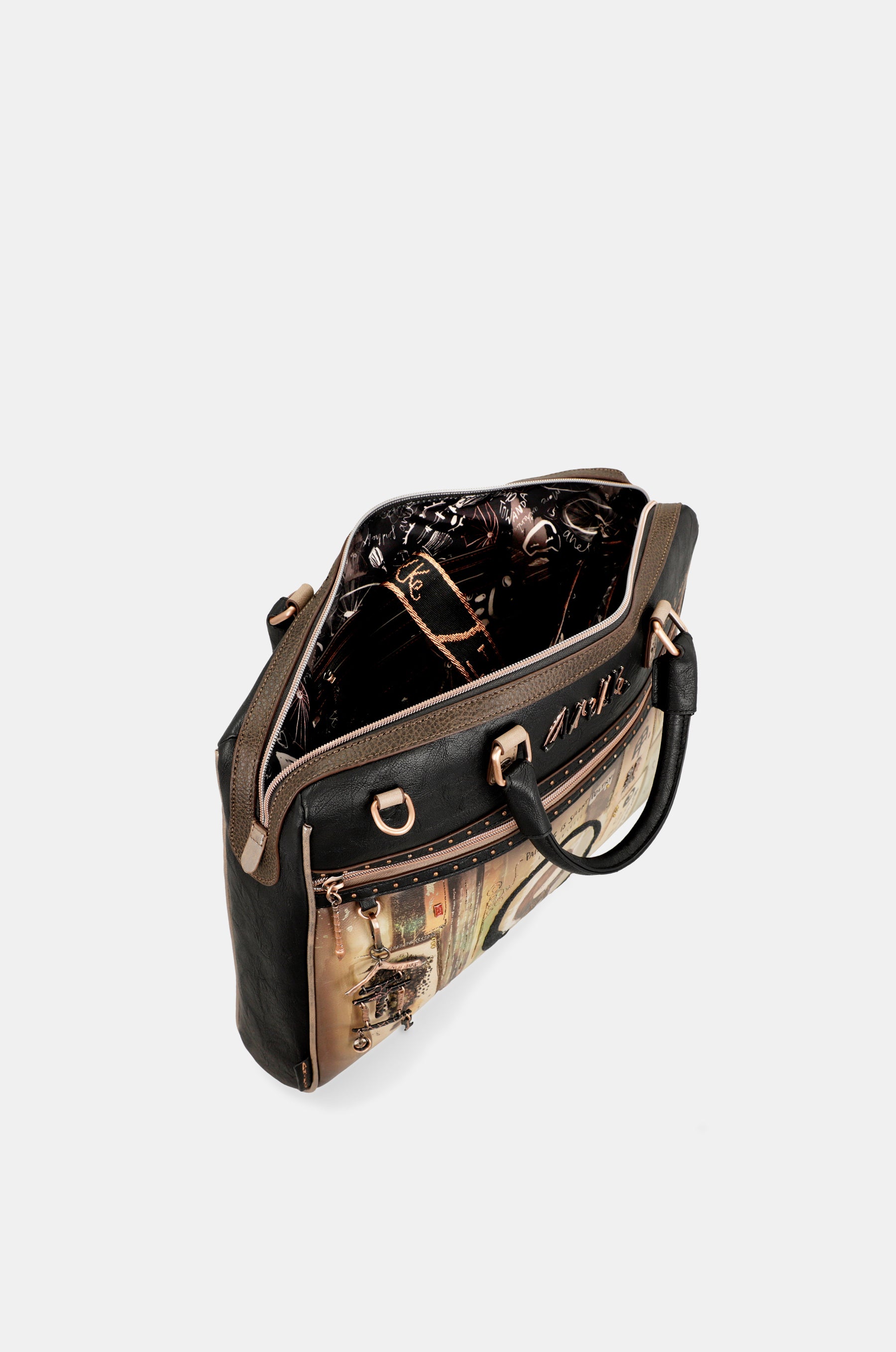 Portadocumentos negro Shōen