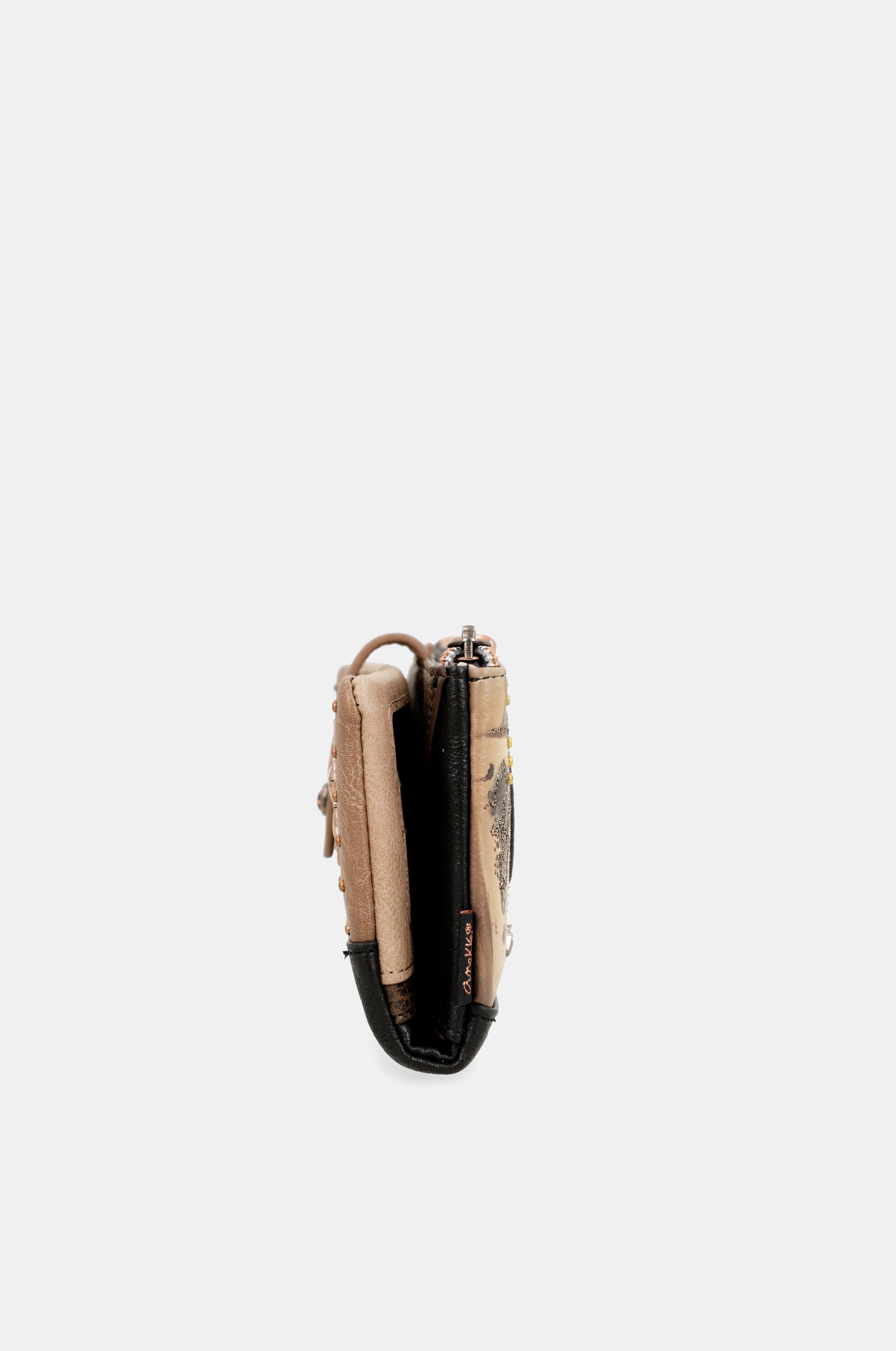 Billetero negro grande flexible RFID Shōen