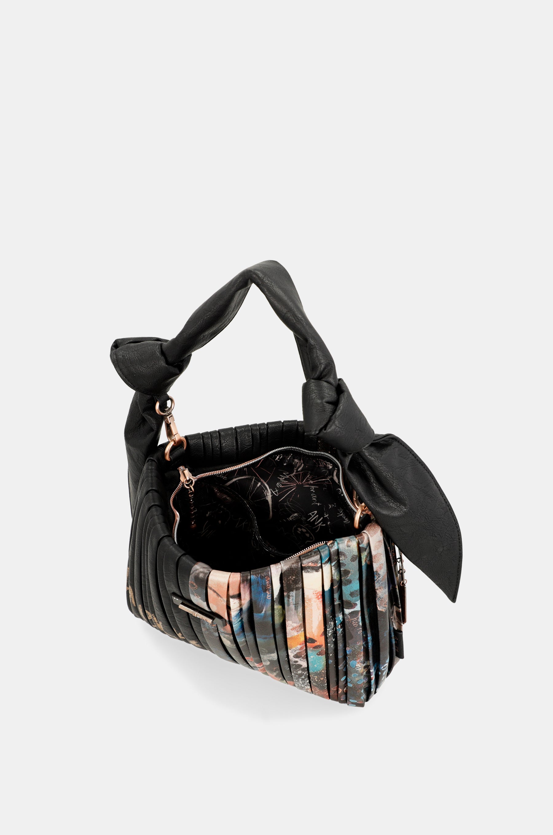 Bolso de hombro plisado Shōen Palette