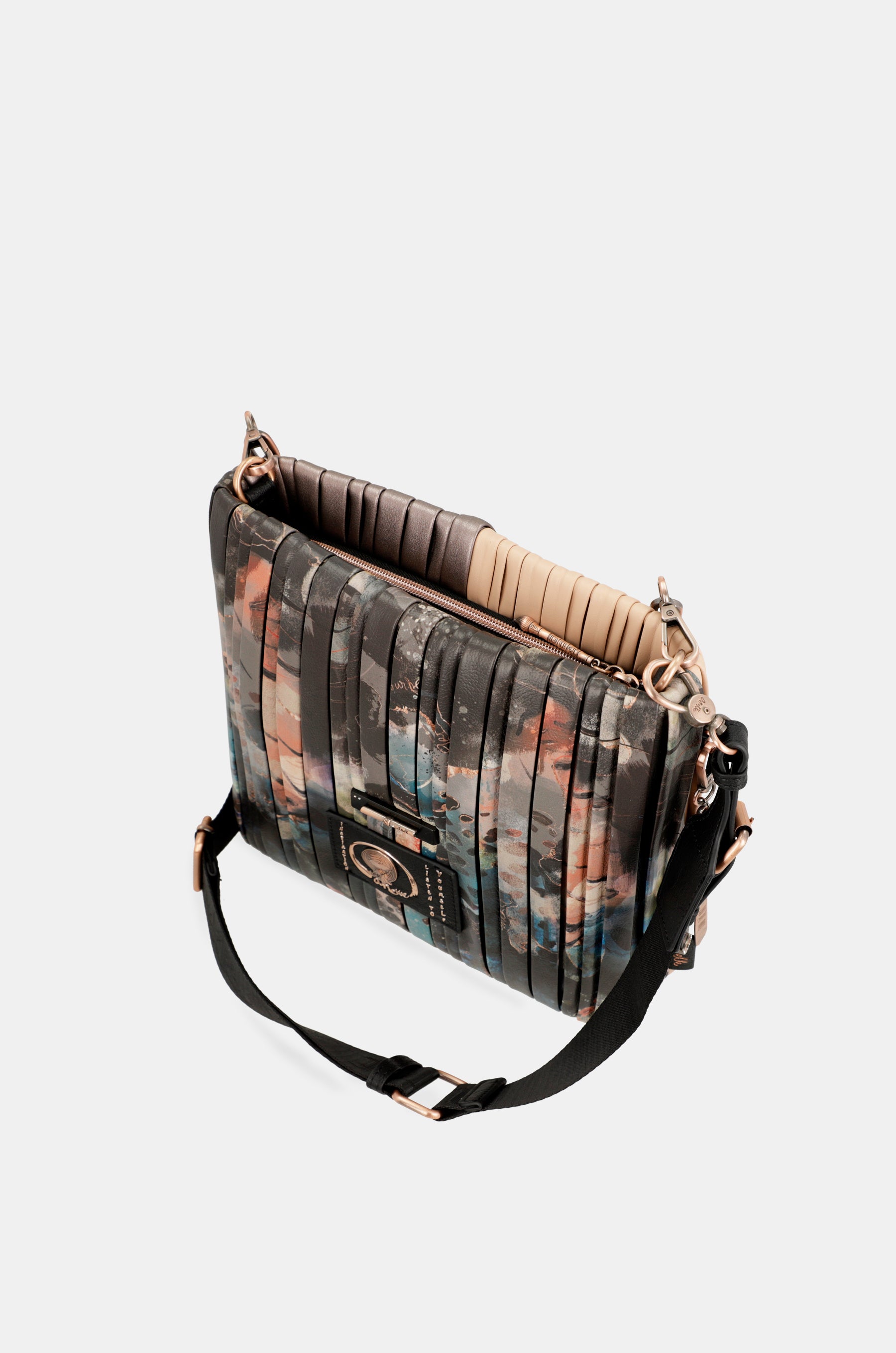 Bandolera plisada dos caras Shōen Palette