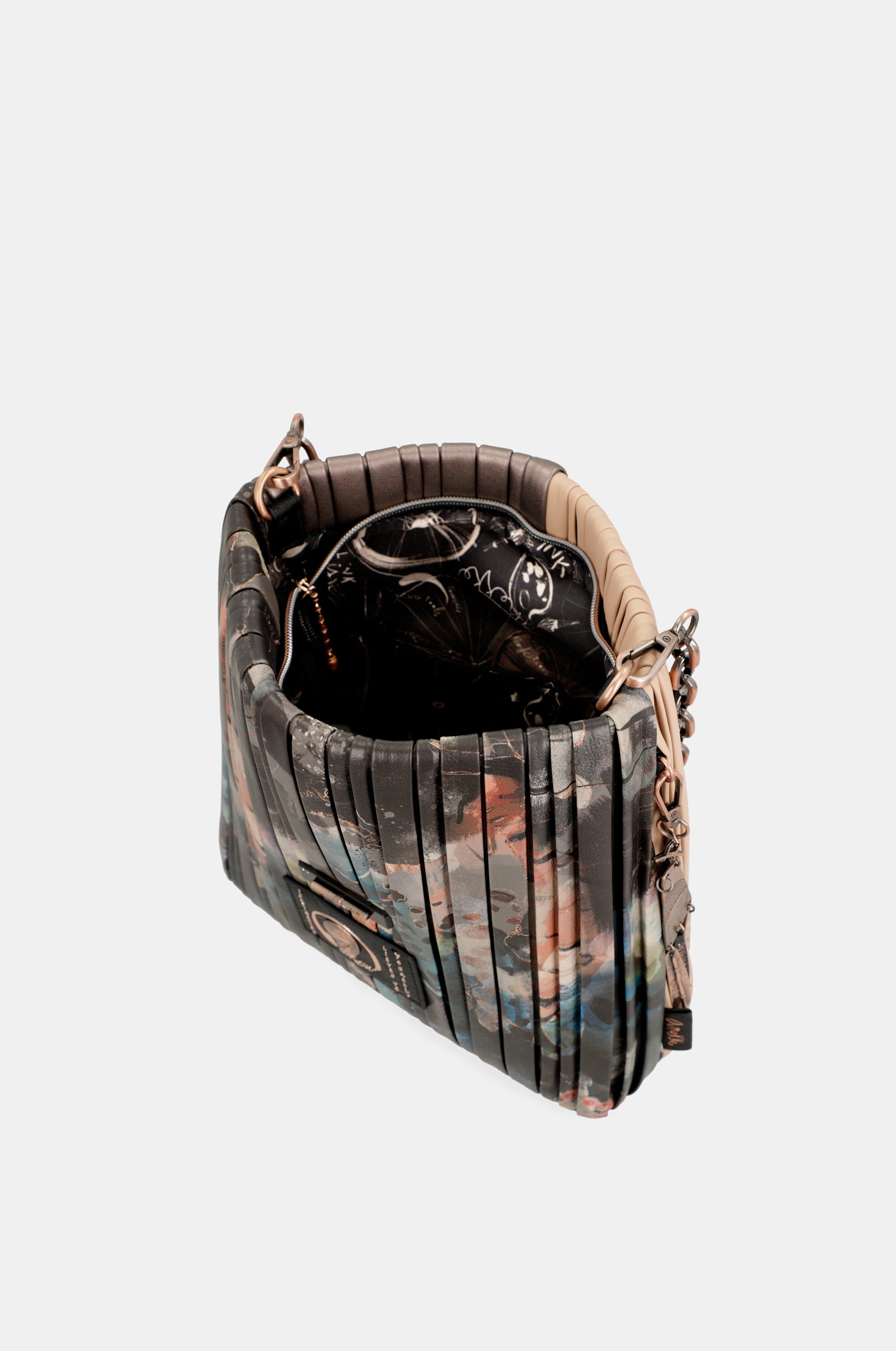 Bandolera plisada dos caras Shōen Palette