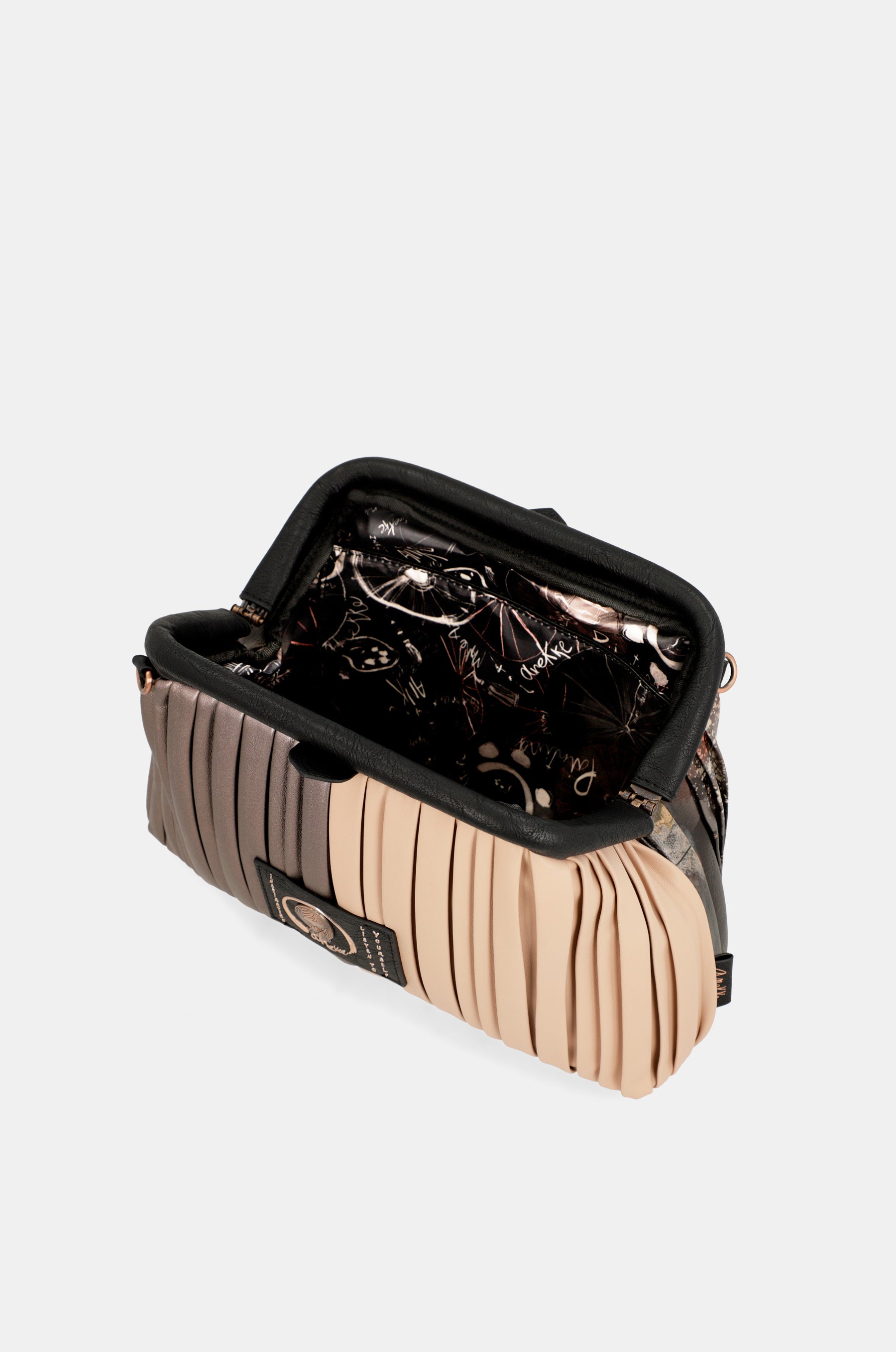 Bolso bombonera plisado Shōen Palette