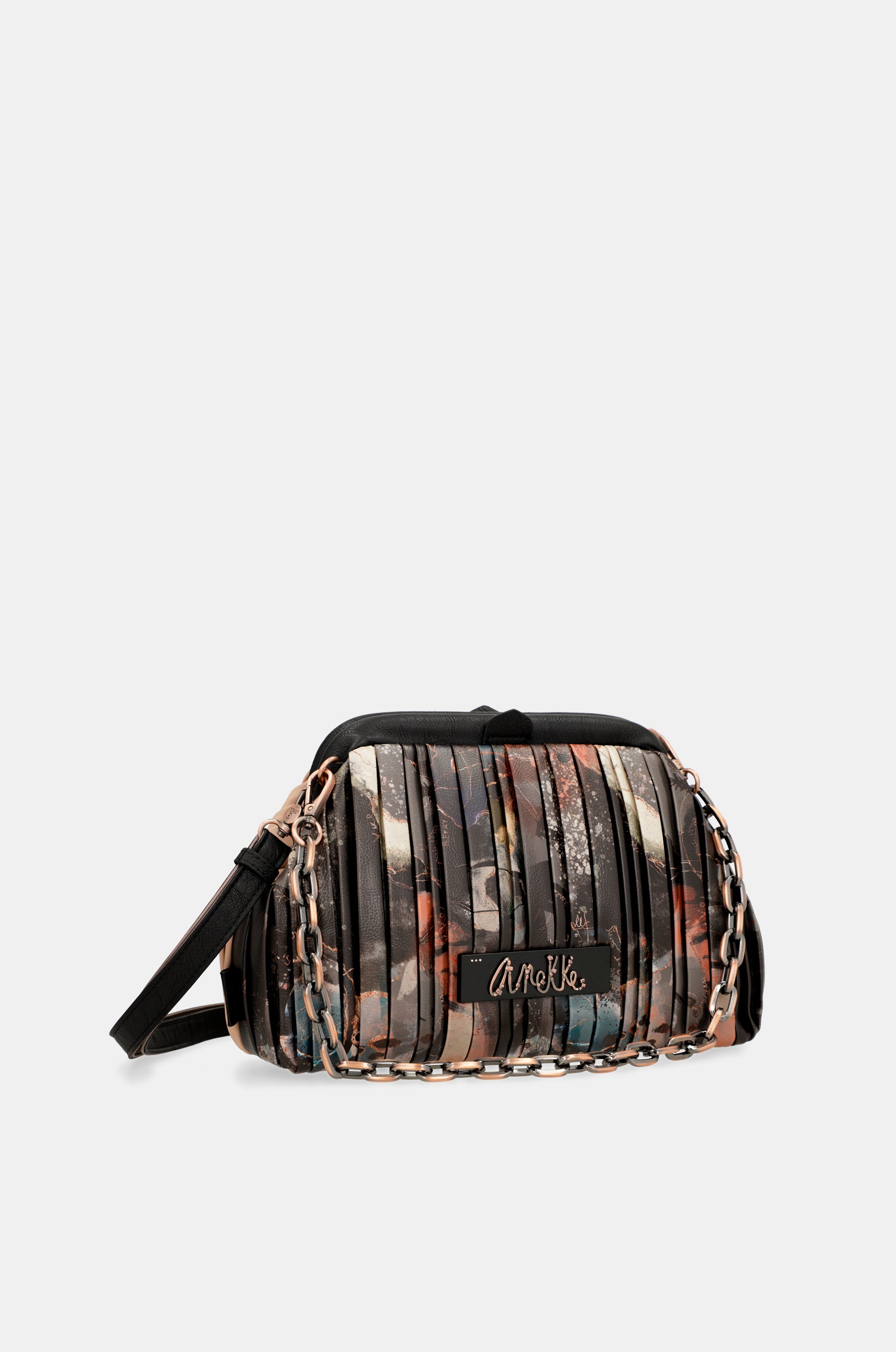 Bolso bombonera plisado Shōen Palette