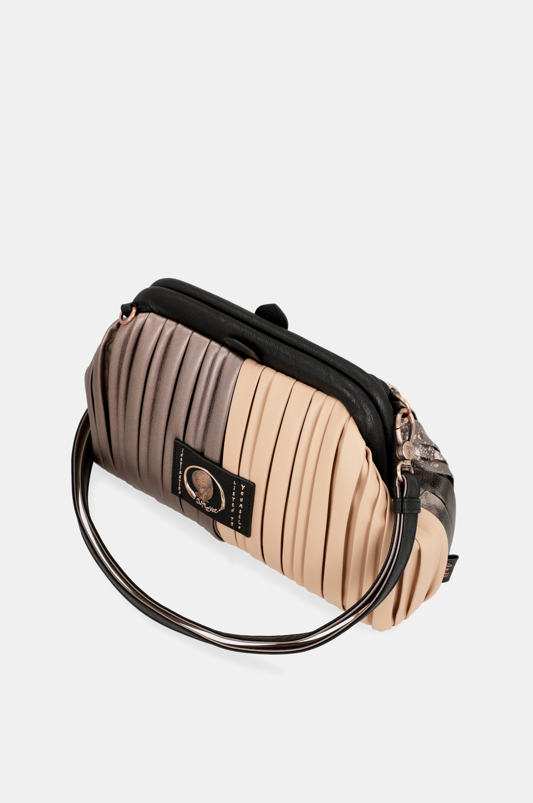 Bolso bombonera plisado Shōen Palette