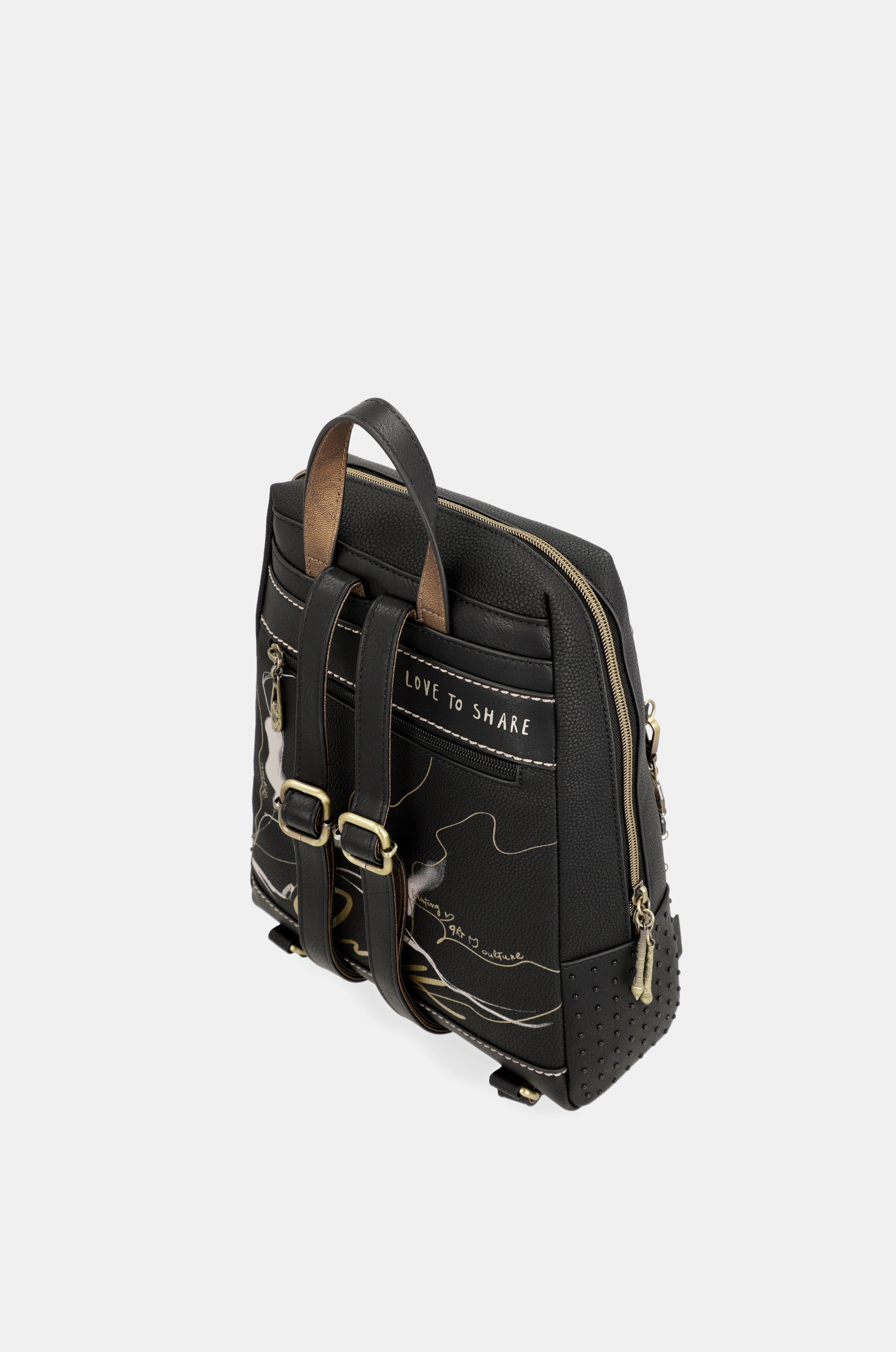 Mochila grande negra Nature Shodō