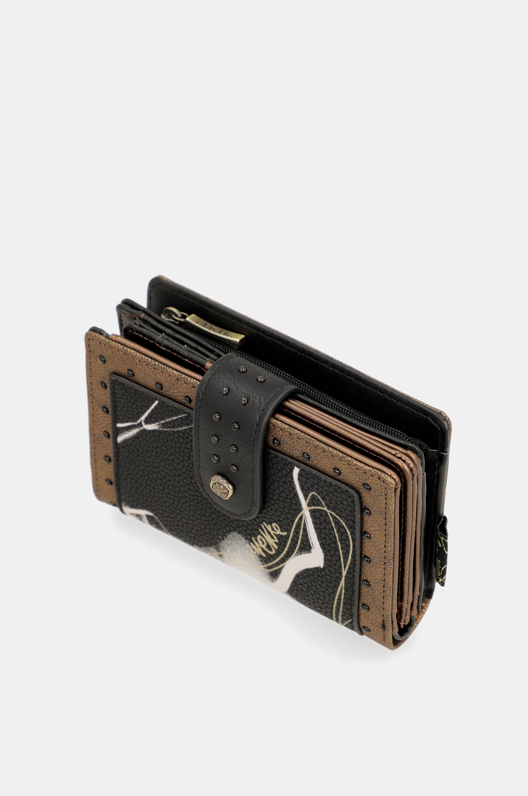 Billetero negro flexible RFID Nature Shodō