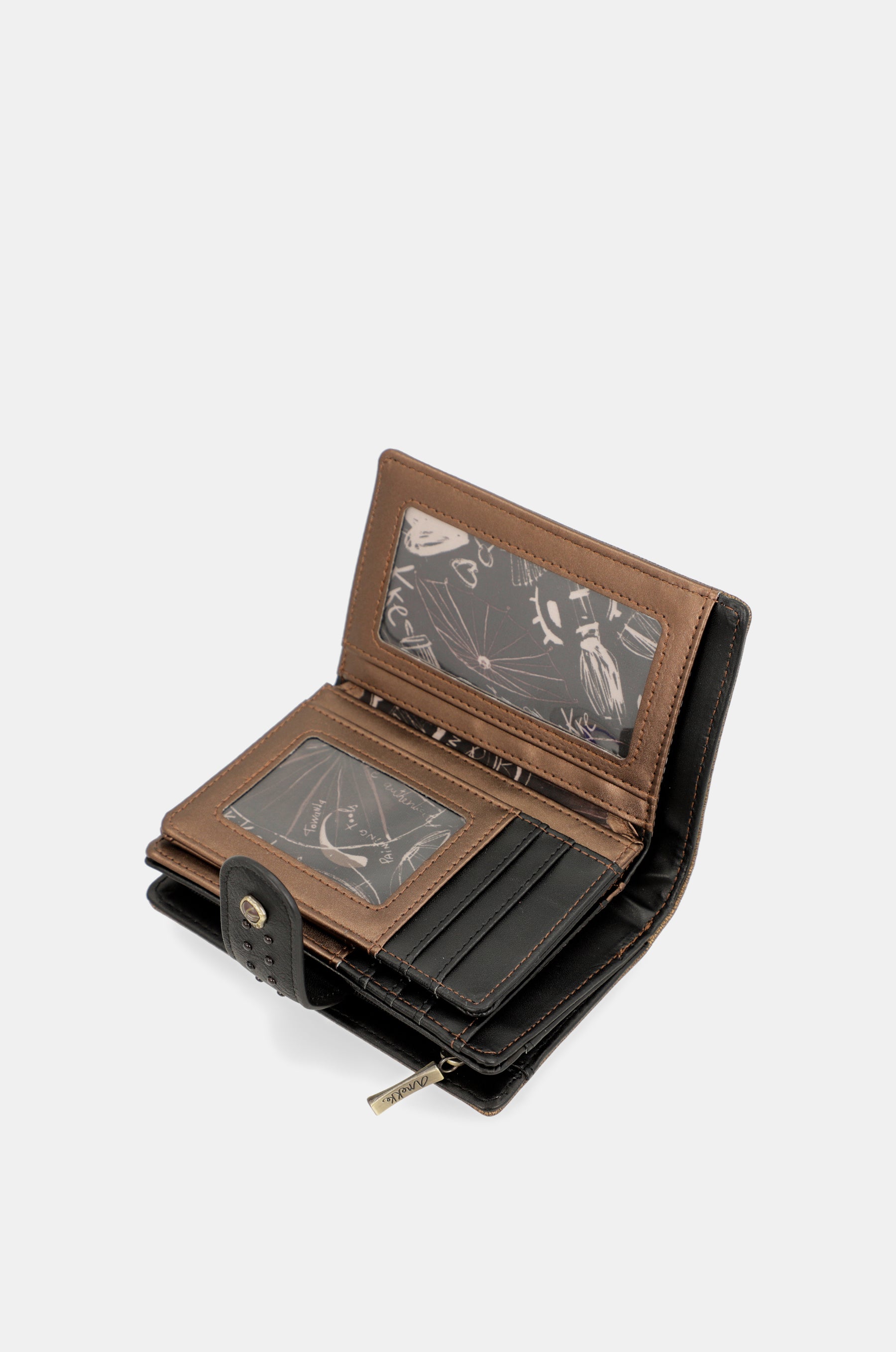 Billetero negro flexible RFID Nature Shodō