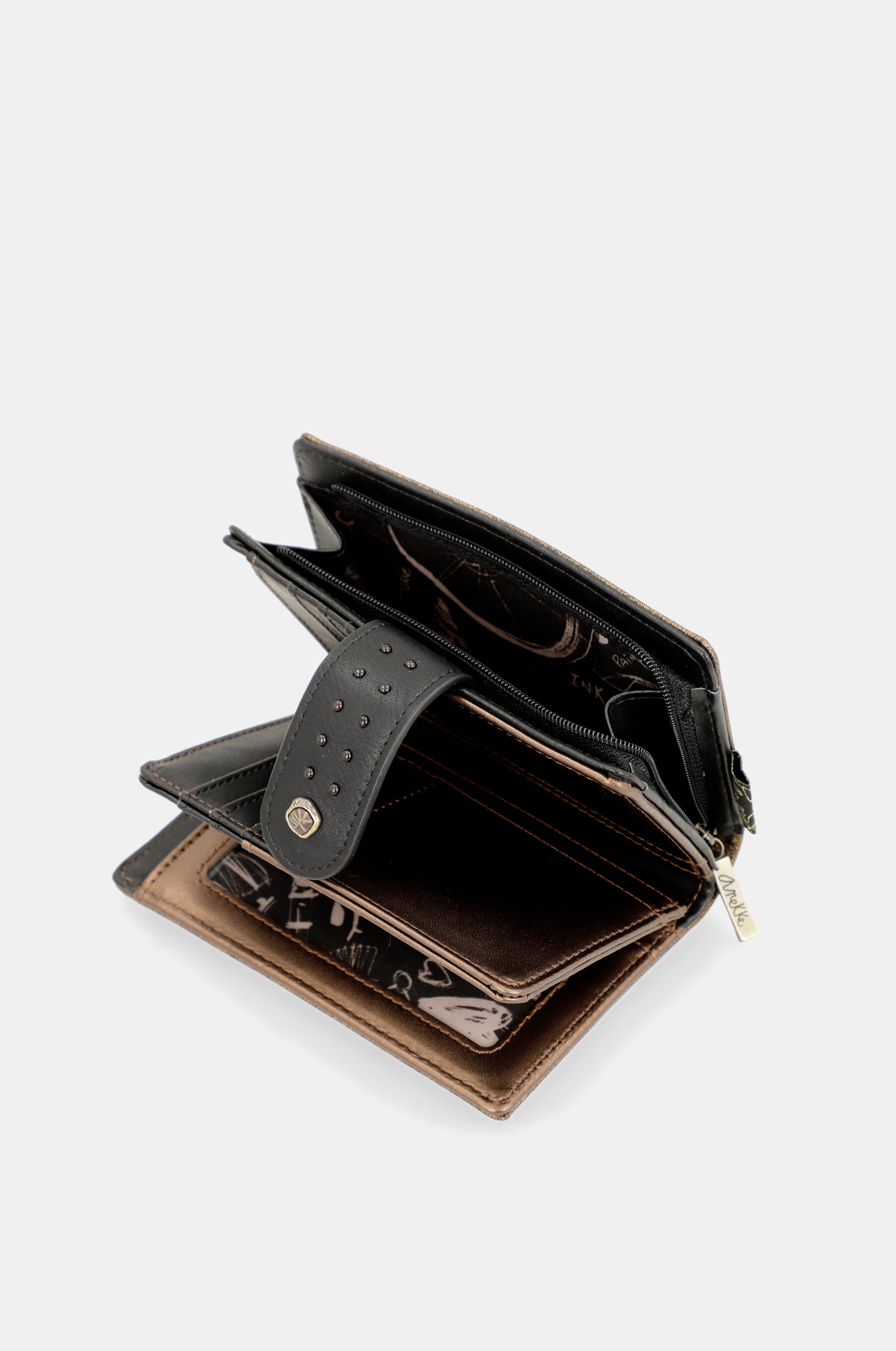 Billetero negro flexible RFID Nature Shodō