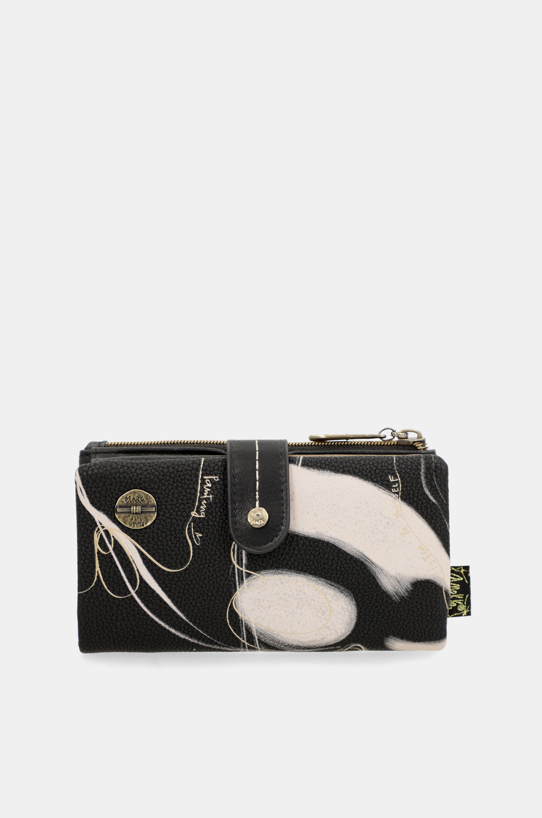 Billetero flexible negro RFID Nature Shodō