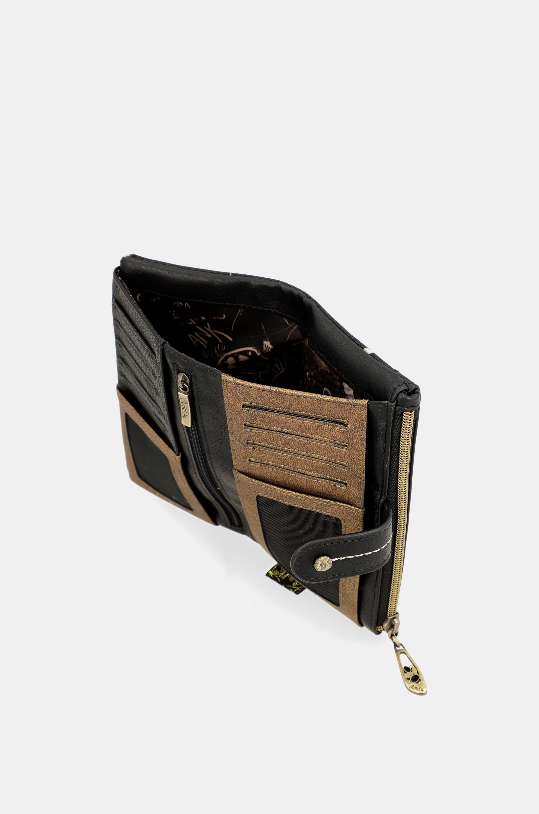 Billetero flexible negro RFID Nature Shodō