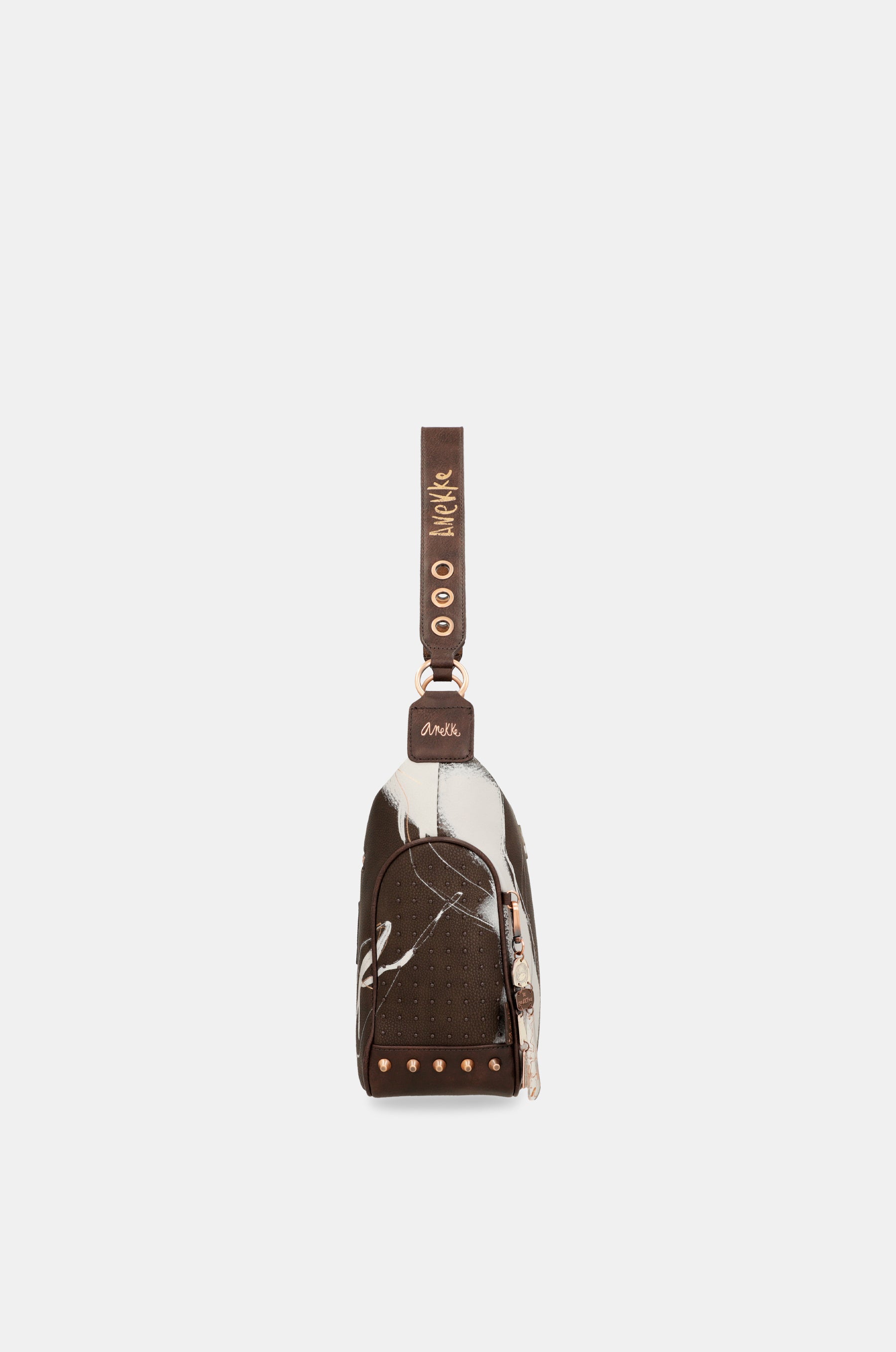 Bolso de hombro marrón Nature Shodō