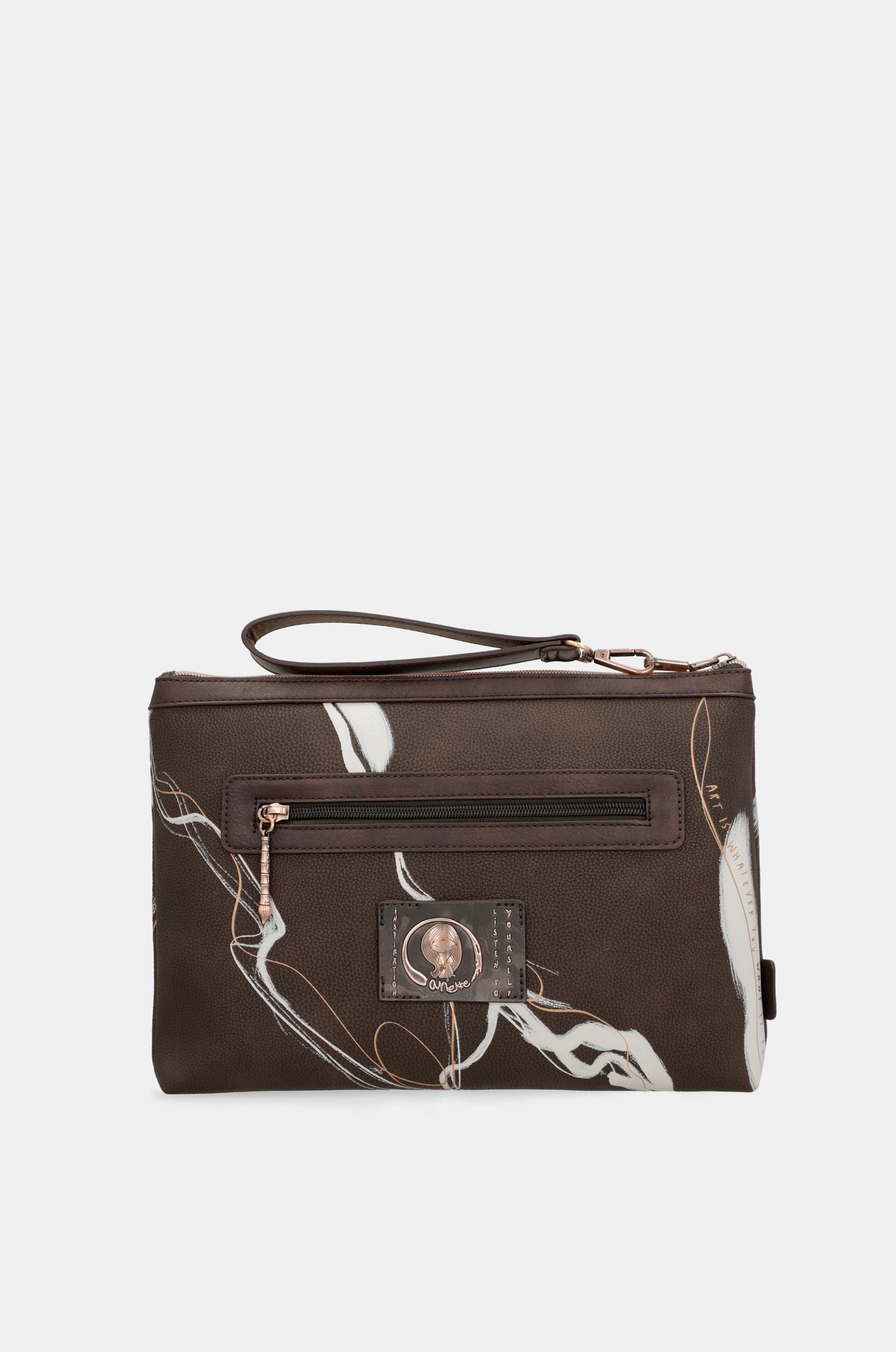Bolso de mano marrón Nature Shodō