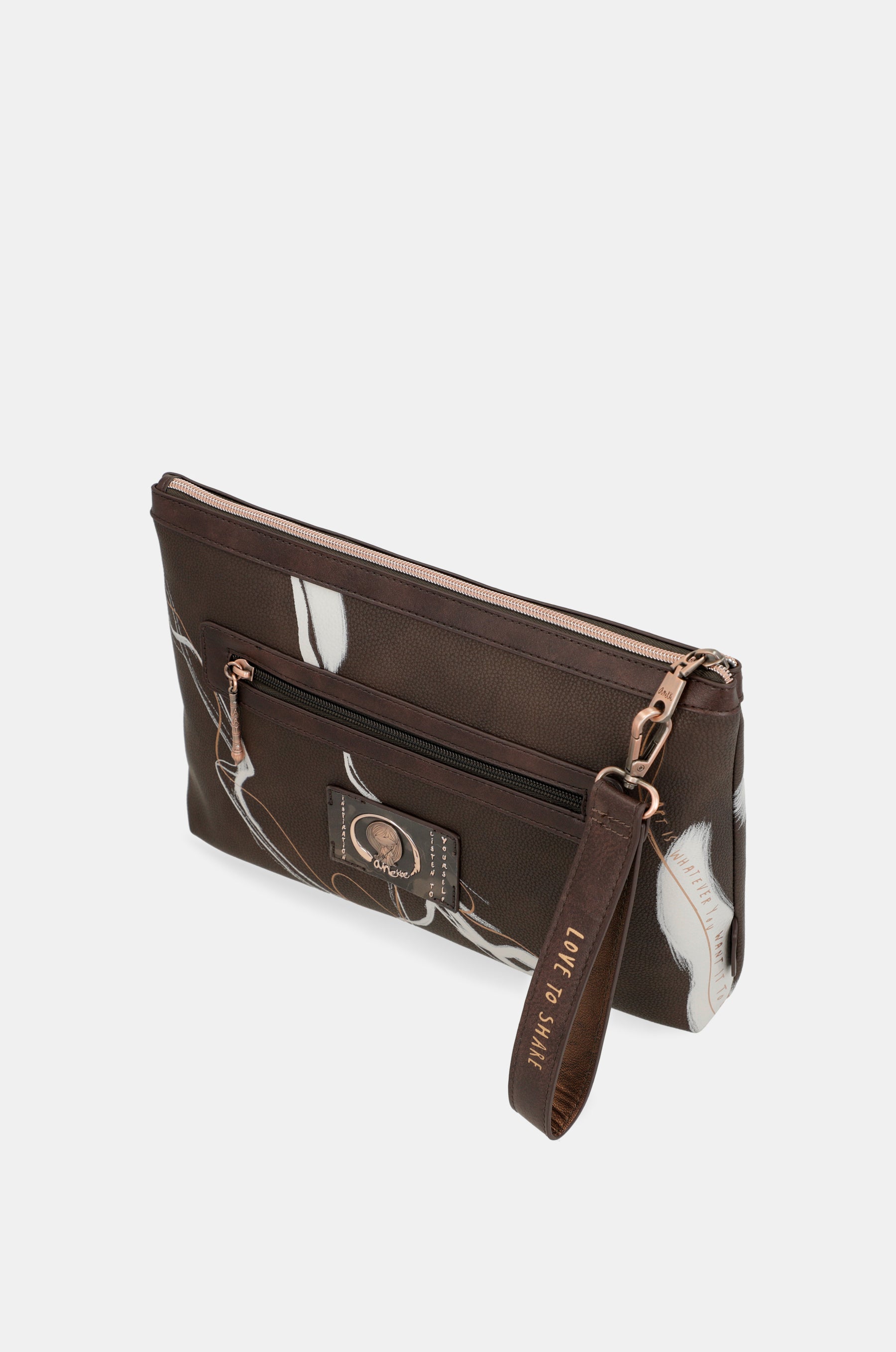 Bolso de mano marrón Nature Shodō
