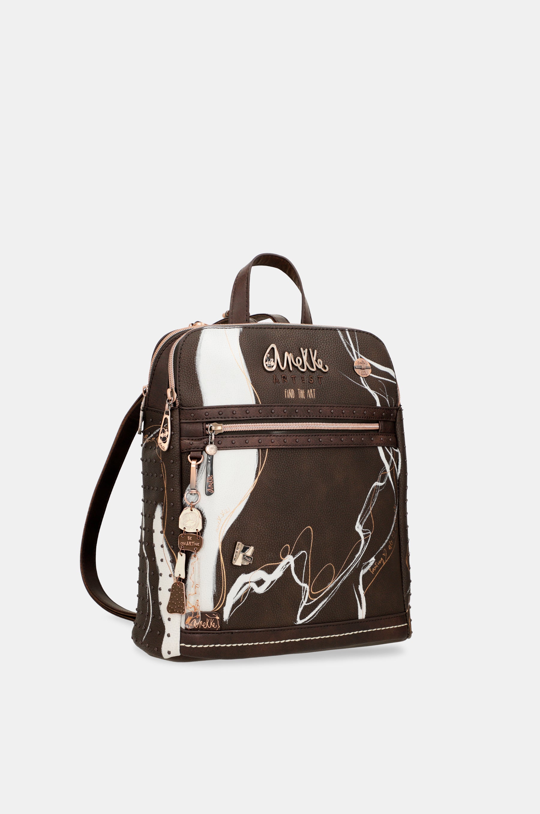 Mochila 2 compartimentos marrón Nature Shodō