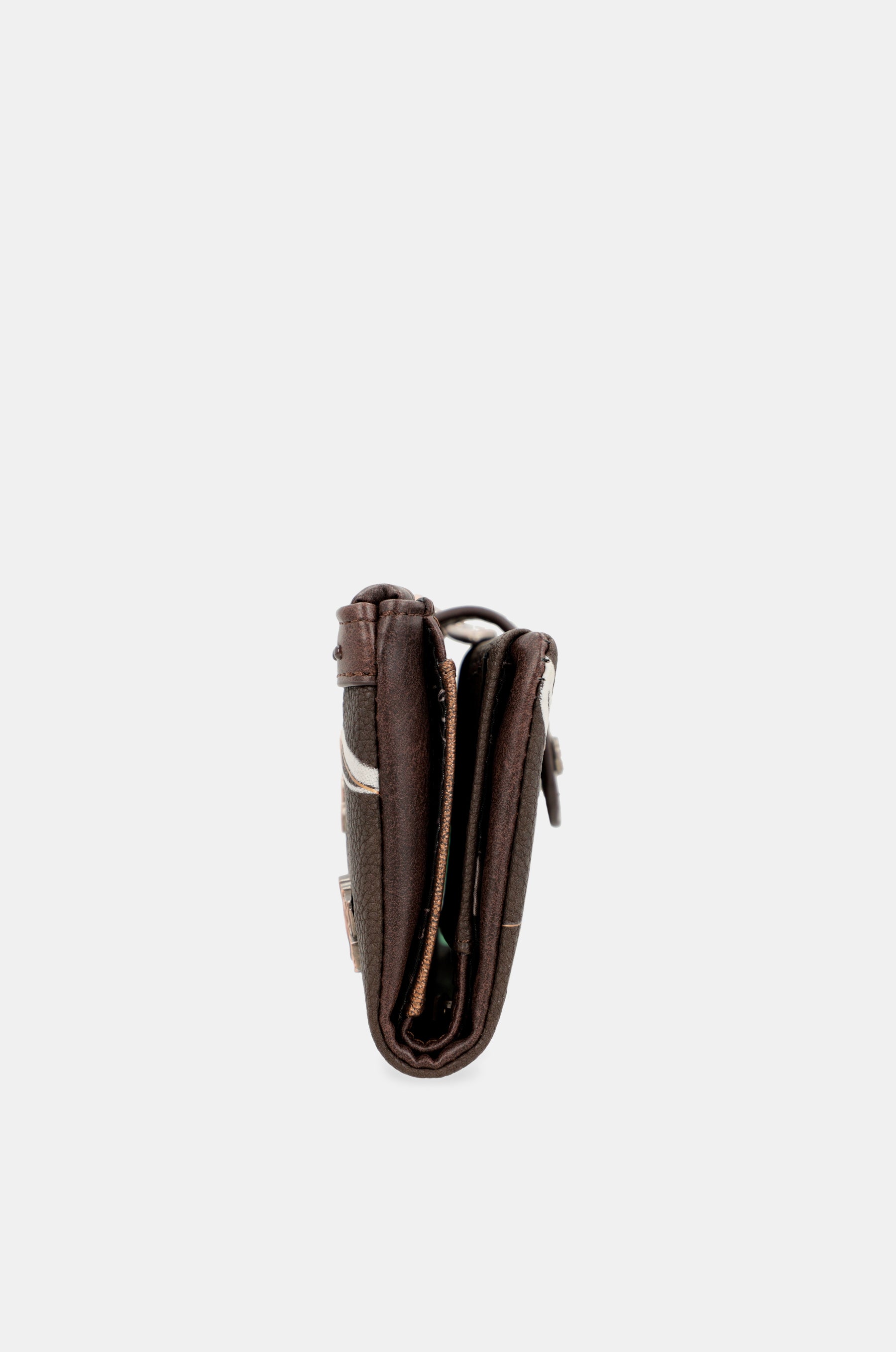 Billetero flexible marrón RFID Nature Shodō