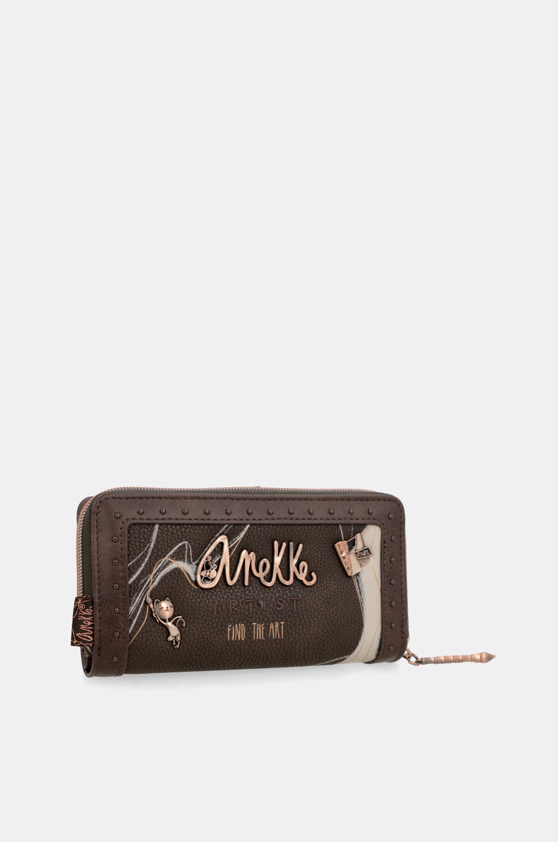 Billetero grande marrón RFID Nature Shodō