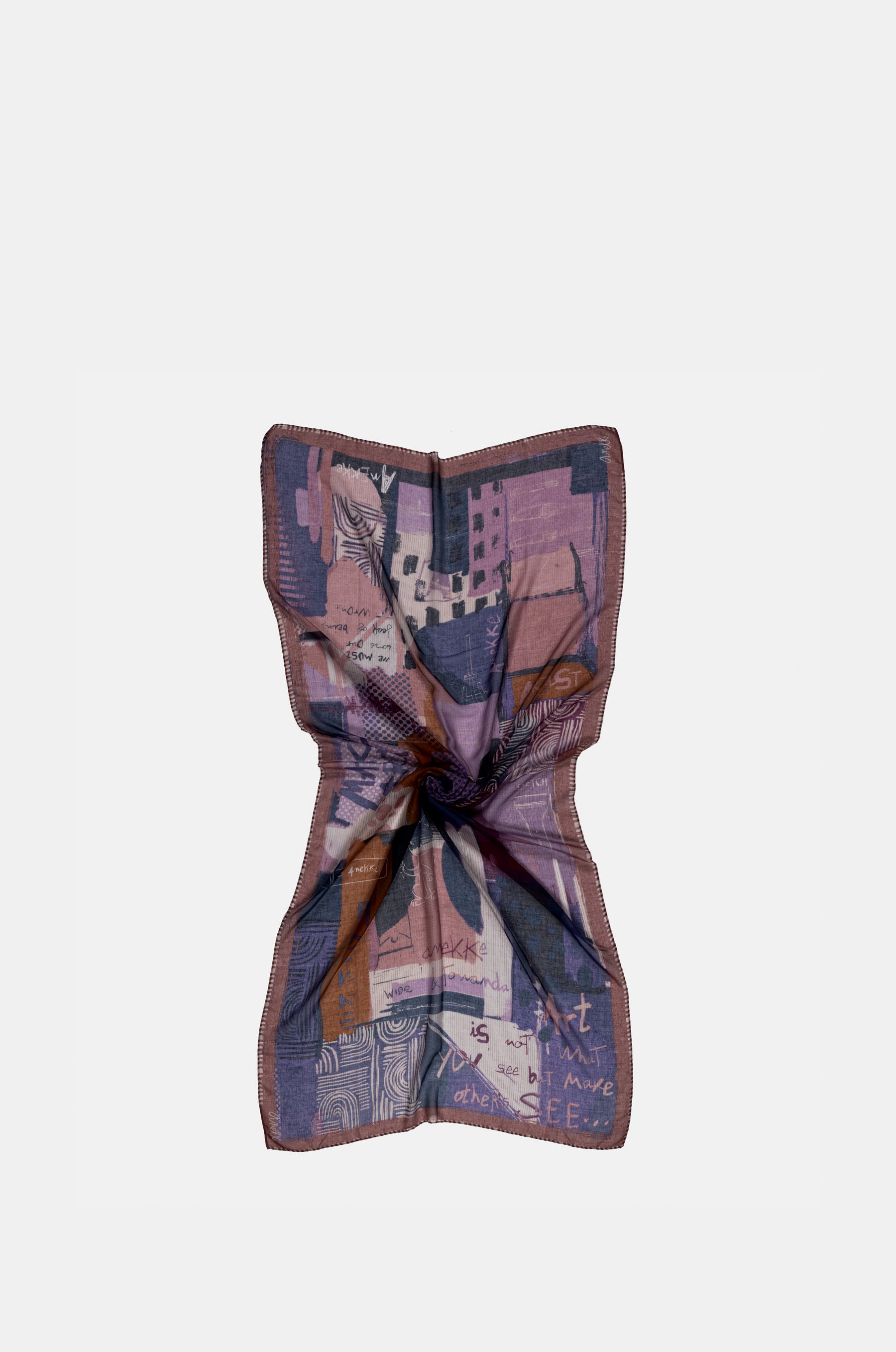 Pañuelo Kyomu violeta